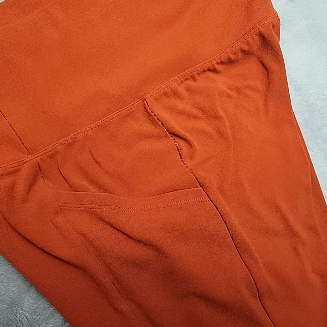 Vintage REI Co Op Shorts Womens M Orange Nylon Lycra Hiking Active Stretch Outdoors Pants? Size 32" / US 10 / IT 46 - 7 Thumbnail