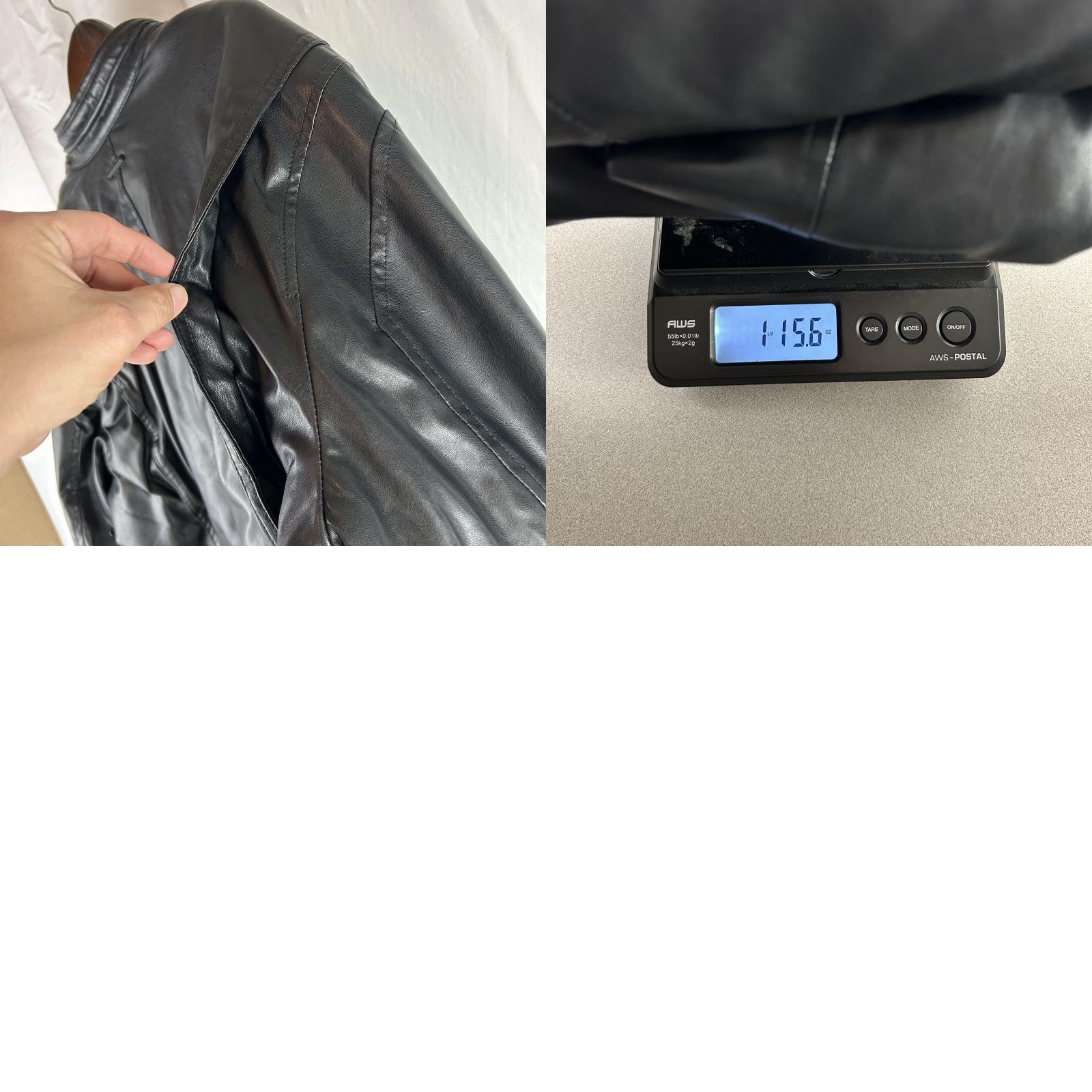 Vintage Marc New York Jacket Mens XL Black Faux Leather Motorcycle Quilted Zip Pockets Size US XL / EU 56 / 4 - 11 Thumbnail