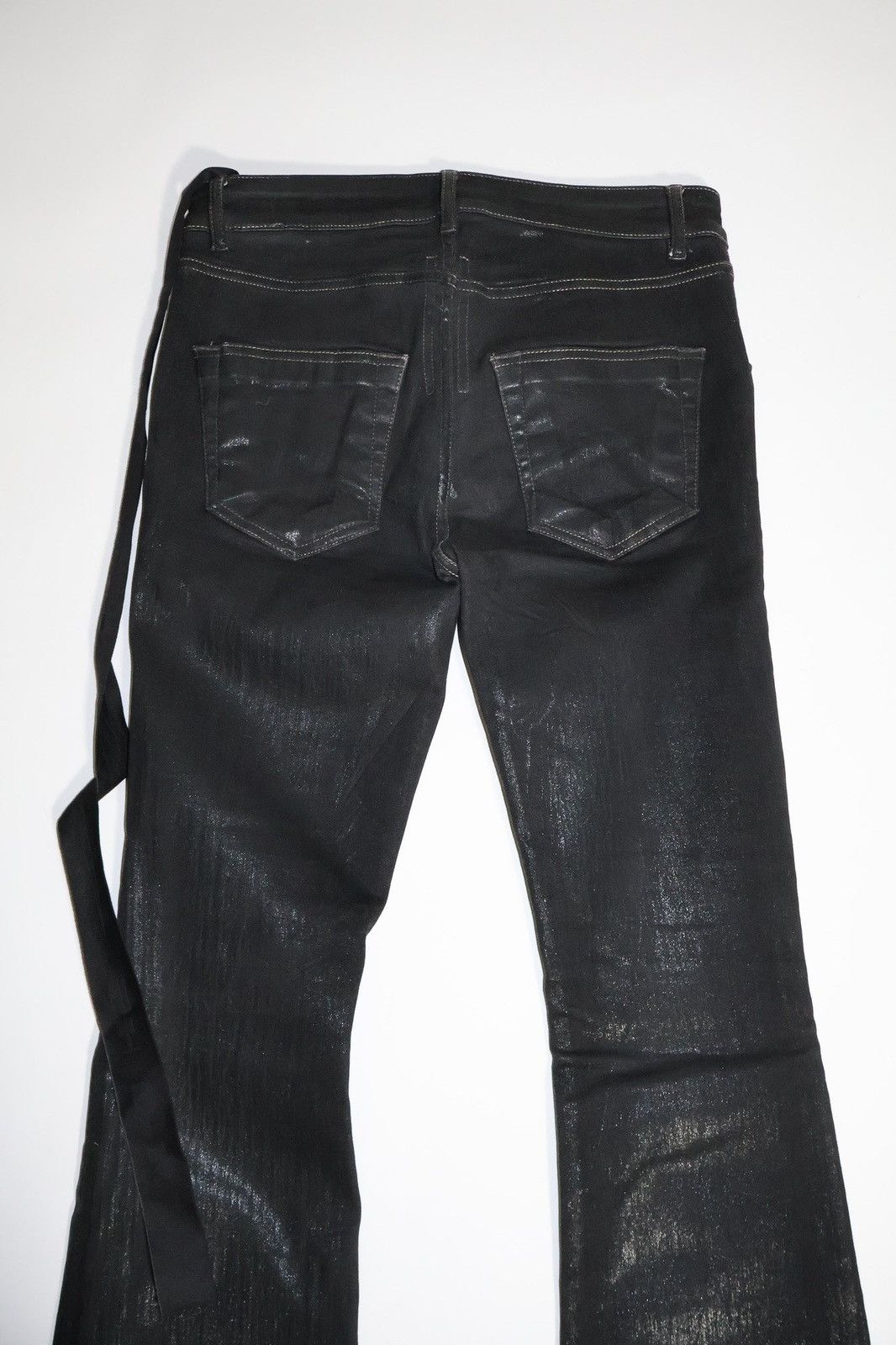 Rick Owens Rick Owens Waxed Coated Tyrone Bootcut Denim Size US 30 / EU 46 - 4 Thumbnail