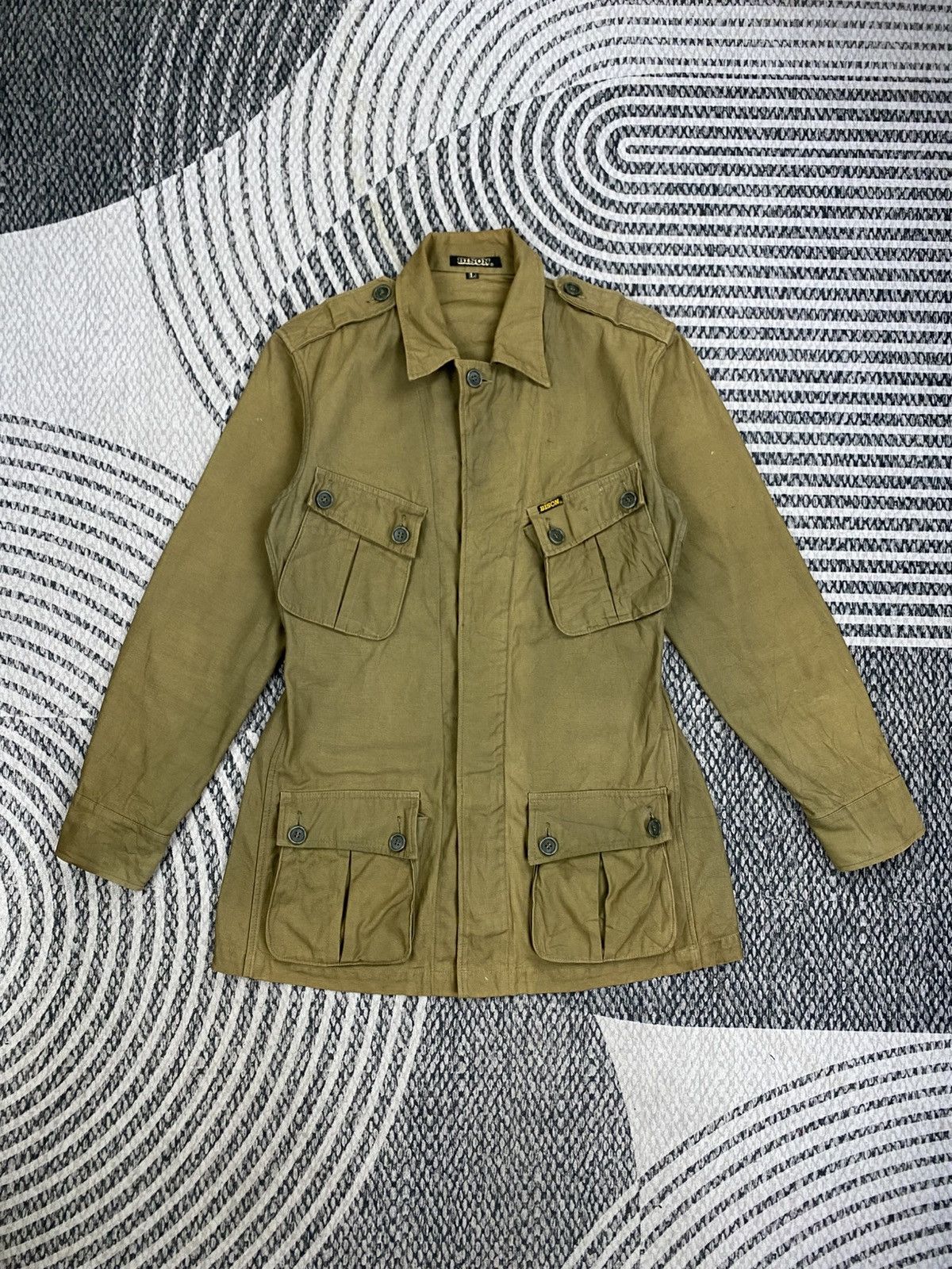 Vintage 🔥RARE VINTGE BISON WWII M42 PARATROOP JUMP JACKET Size US M / EU 48-50 / 2 - 1 Thumbnail