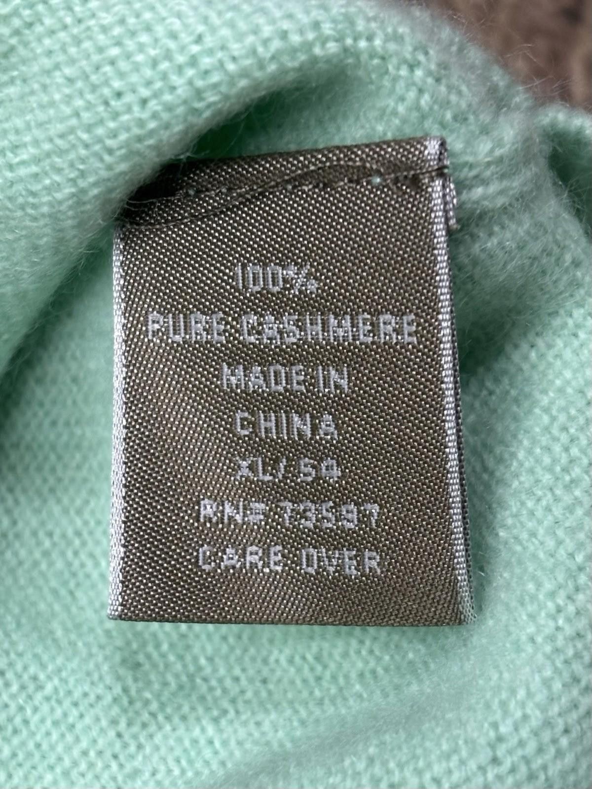 Other Southampton Cashmere Sweater Mens XL Mint Green NEW Size US XL / EU 56 / 4 - 8 Thumbnail