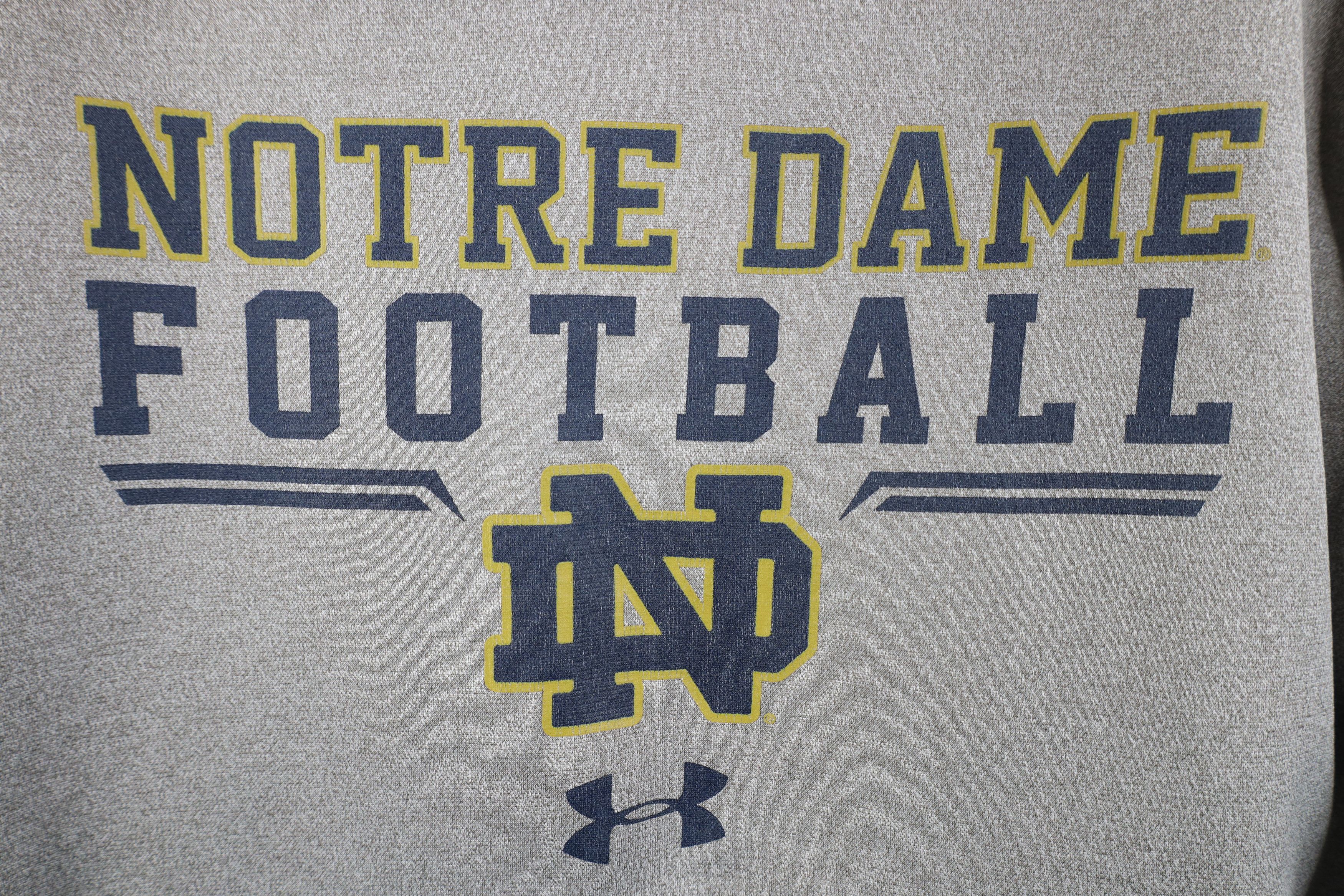 Under Armour Under Armour Notre Dame University Football Hoodie Gray Size US M / EU 48-50 / 2 - 4 Thumbnail