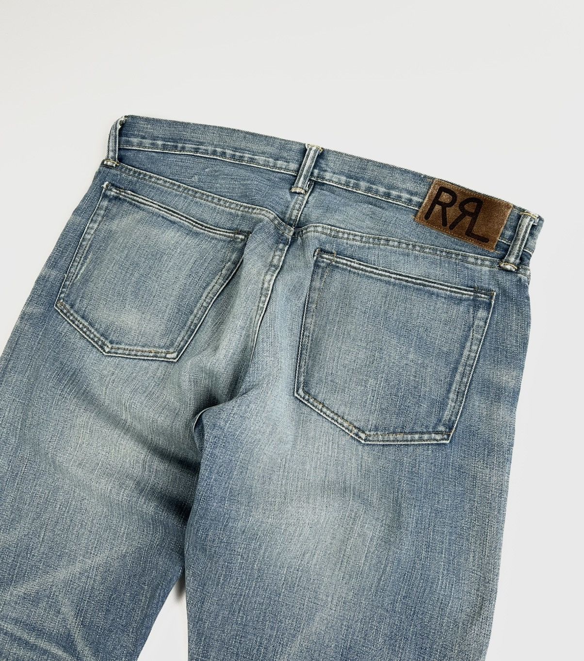Japanese Brand Rare Ralph Lauren Double RRL Denim Pants Jeans Selvege Japan Size US 36 / EU 52 - 11 Thumbnail