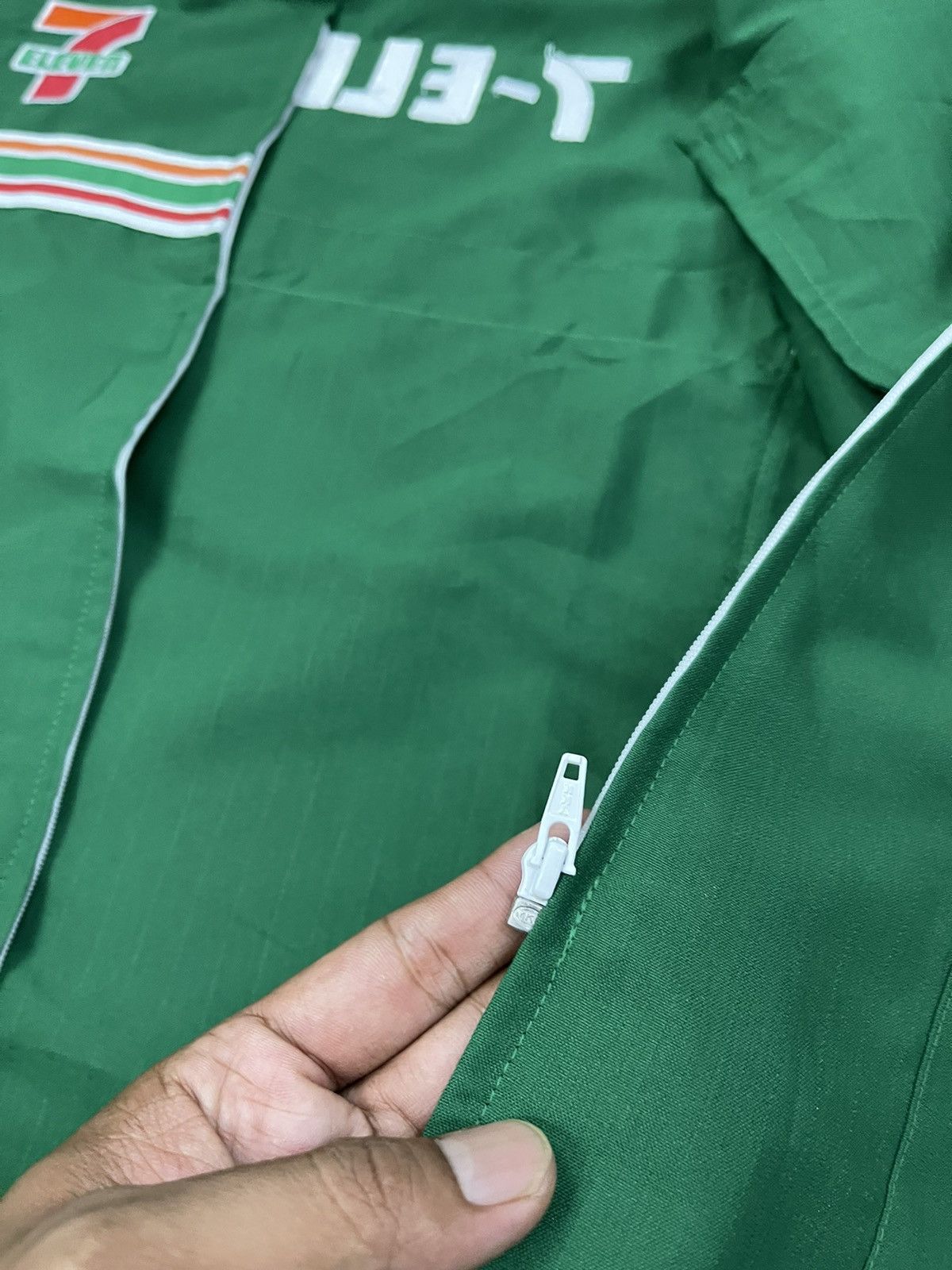 Japanese Brand × Uniform Wares Japan 7 eleven zip up work shirt Size US M / EU 48-50 / 2 - 4 Thumbnail