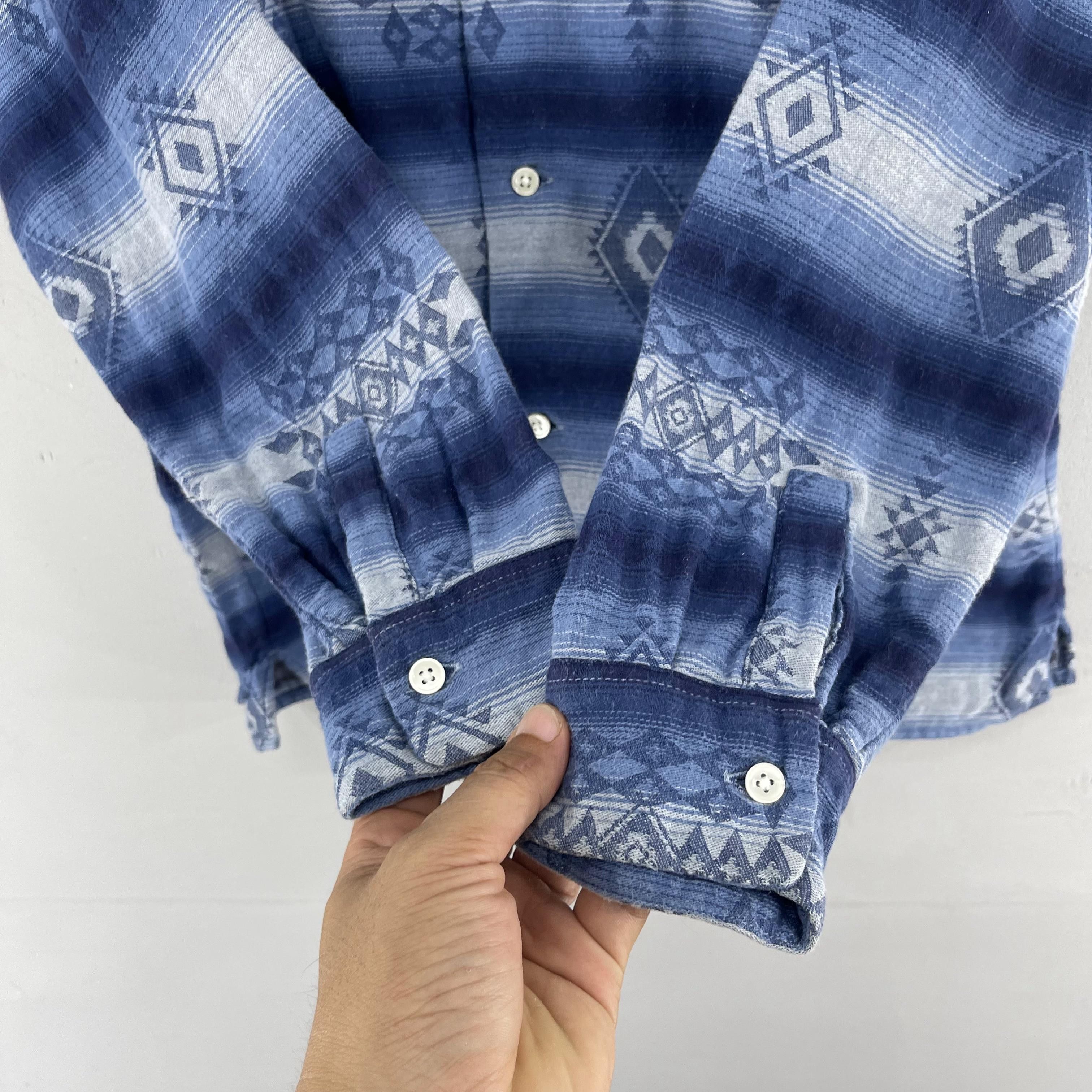 Japanese Brand × Vintage Vintage JOURNAL STANDARD Aztec Navajo Flannel Size US M / EU 48-50 / 2 - 6 Thumbnail