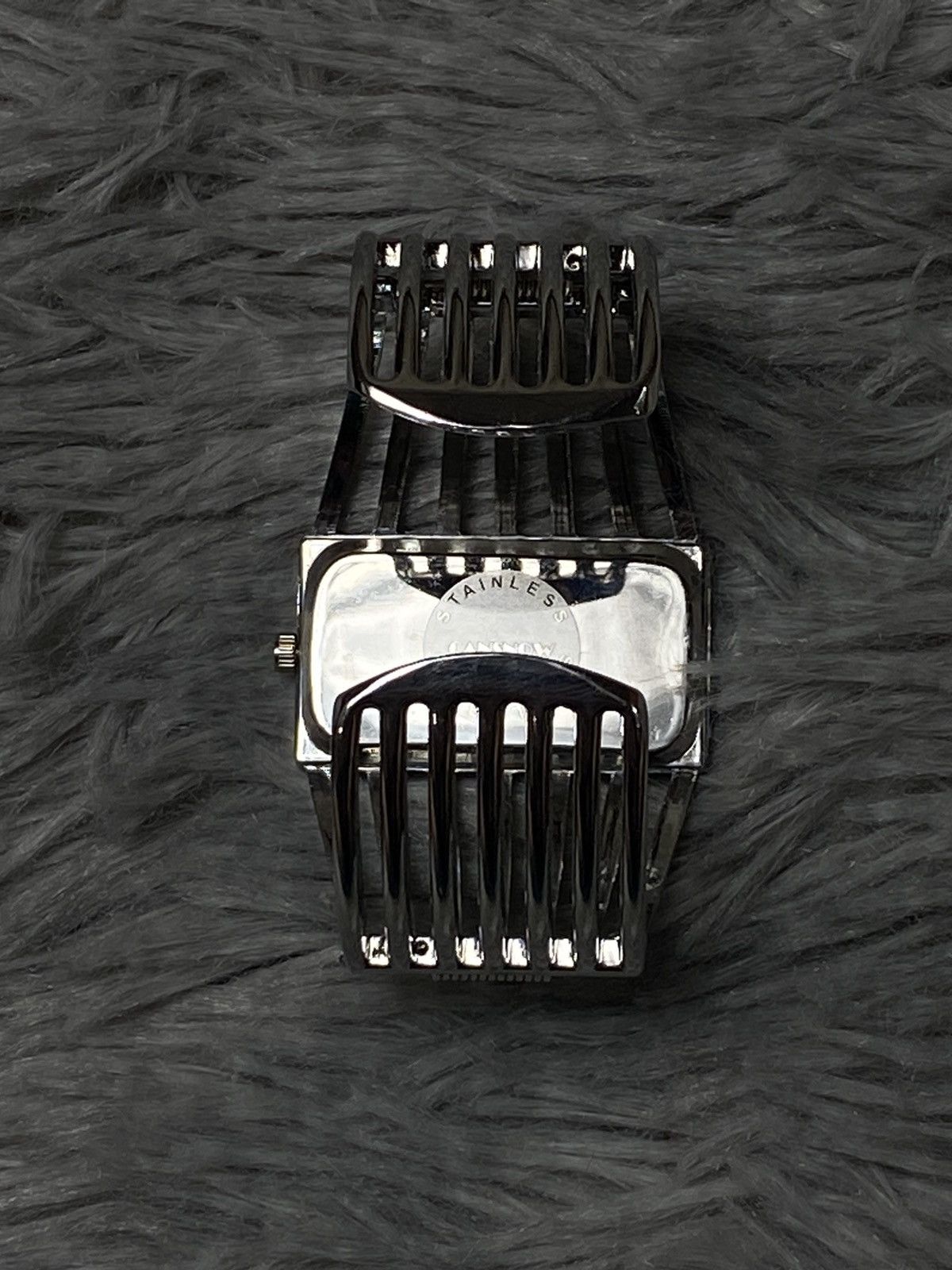Jewelry Futuristic Silver Bracelet Watch - Japanese Brand Size ONE SIZE - 10 Thumbnail