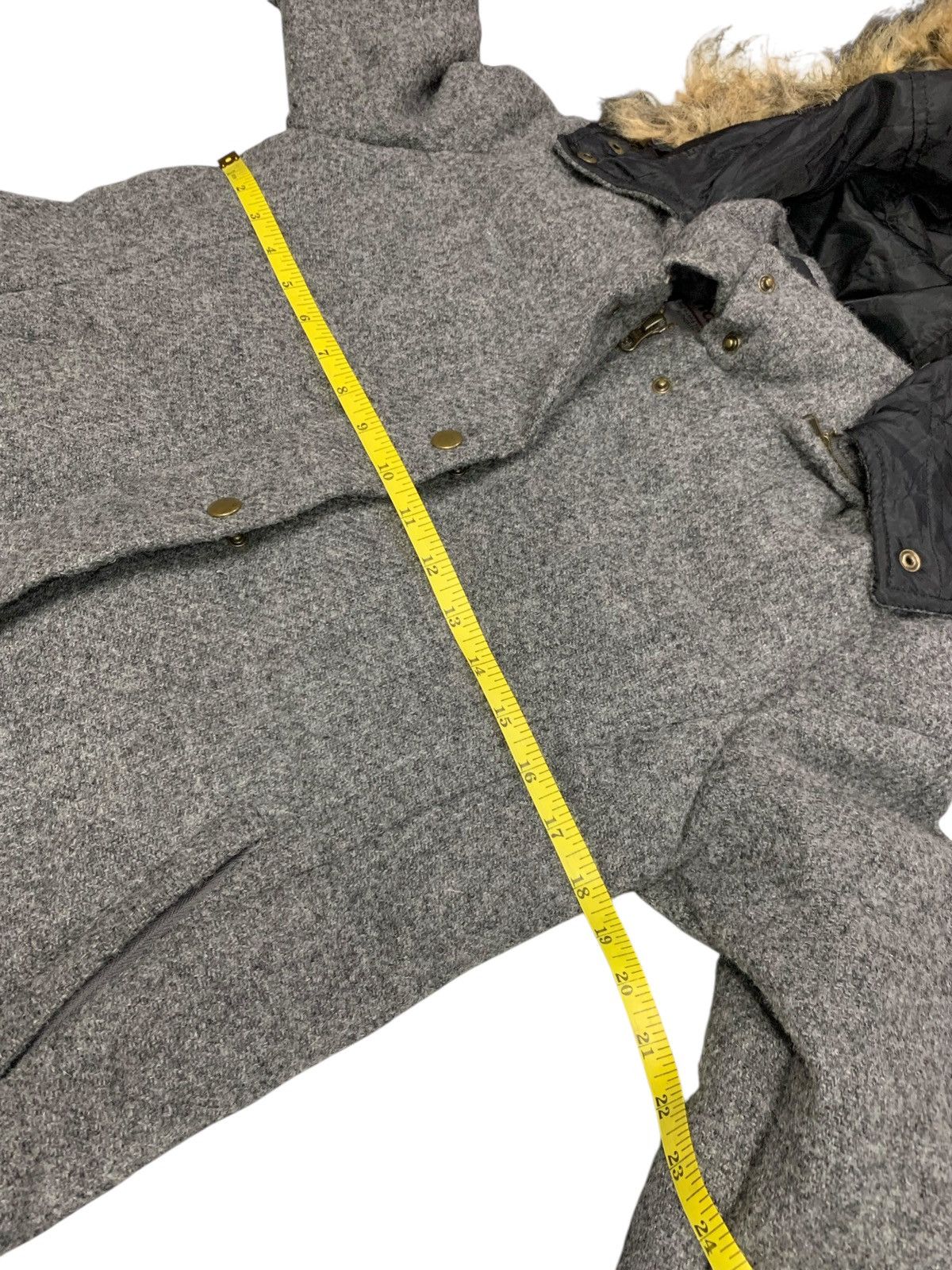Designer × Harris Tweed × Japanese Brand Rare Harris Tweed X Earth Music & Ecology Fur Wool Jacket Size M / US 6-8 / IT 42-44 - 9 Thumbnail