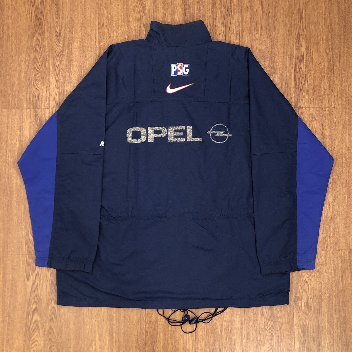Nike × Vintage 1998-99 Paris Saint-Germain Nike Rain Jacket Size US XL / EU 56 / 4 - 2 Thumbnail