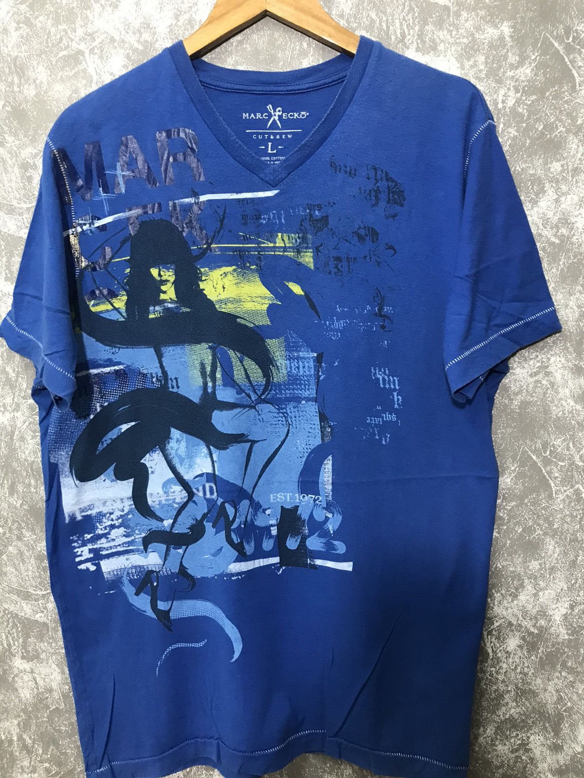 Affliction × Marc Ecko × Southpole Marc Ecko Affliction Women Graphic Tee Size US L / EU 52-54 / 3 - 1 Thumbnail