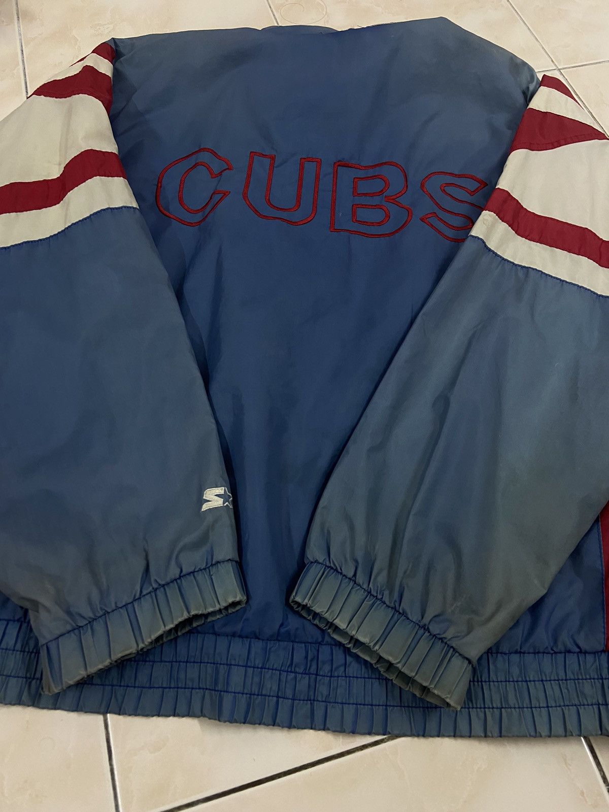 MLB × Starter Vintage Chicago Cubs Baseball Starter Jacket MLB Streetwear Size US M / EU 48-50 / 2 - 8 Thumbnail