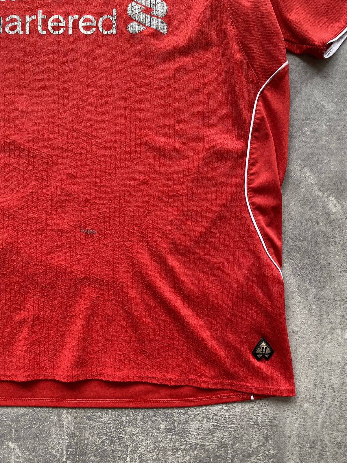 Vintage Liverpool 2014-15 Home Jersey Size US L / EU 52-54 / 3 - 3 Thumbnail