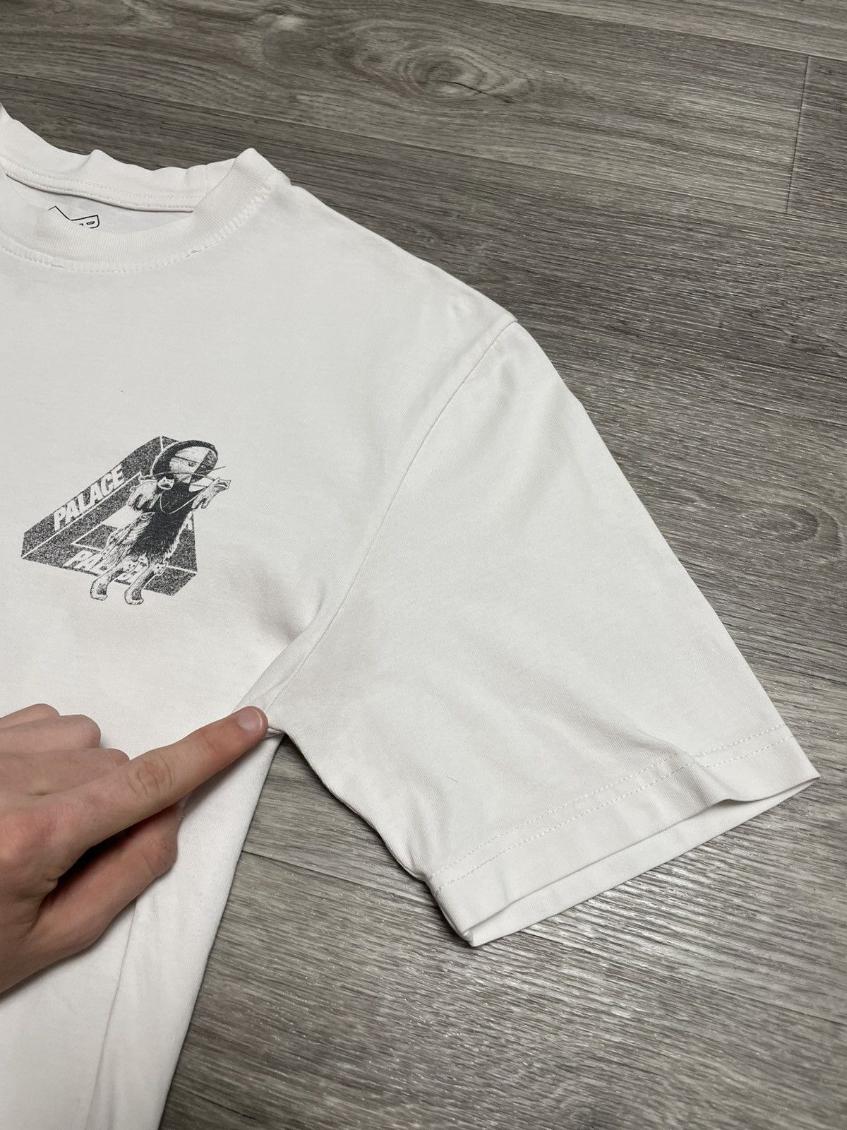 Palace Palace U-Figure Tri-Ferg White T-Shirt Size US S / EU 44-46 / 1 - 8 Thumbnail