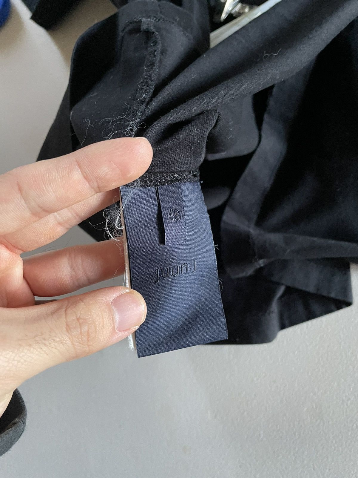 Juun.J Juun.j Genderess Script Tee Size US L / EU 52-54 / 3 - 4 Thumbnail