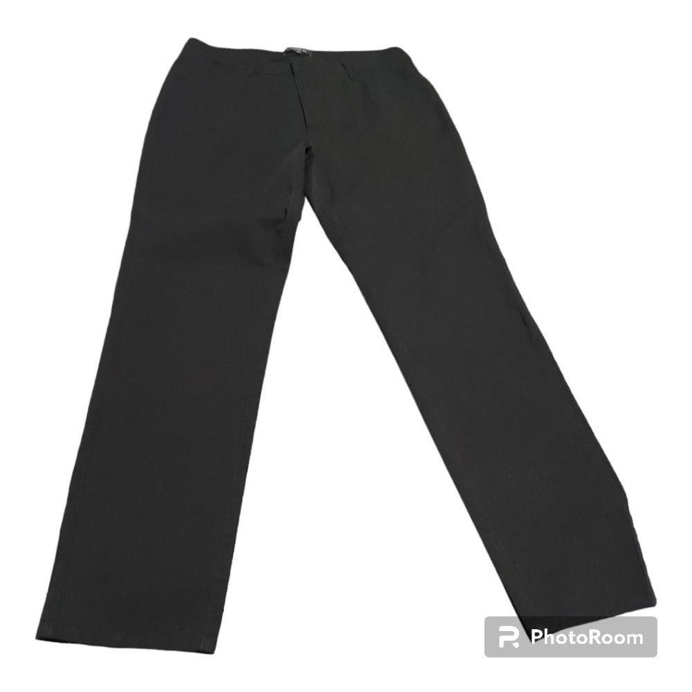 Designer CT701 Lafayette 148 Ladies Black Straight Leg Pant 12 Size 34" / US 12 / IT 48 - 3 Thumbnail