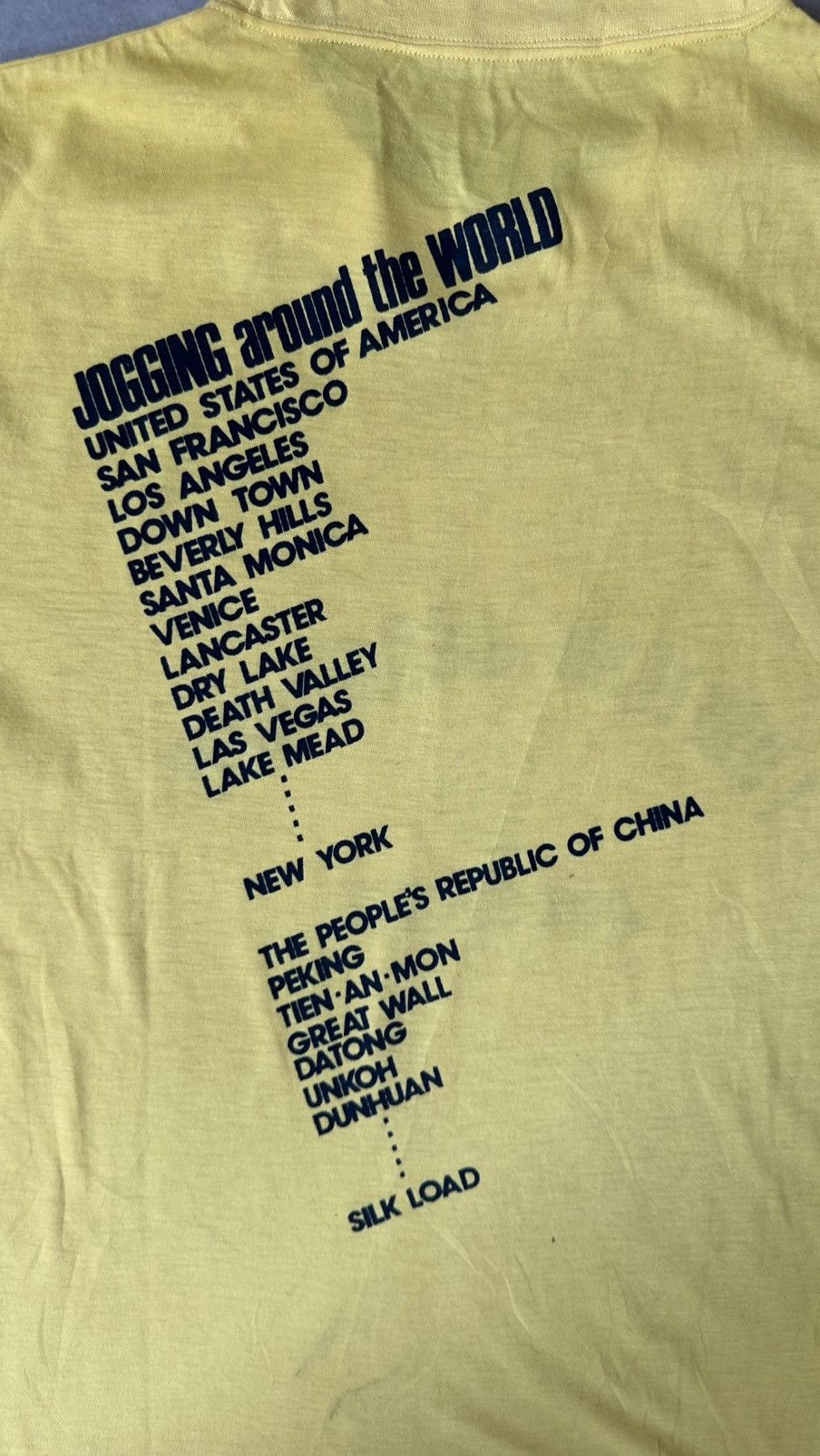 Asics VINTAGE ASICS MRDEPORTE JOGGING TOUR TEE Size US S / EU 44-46 / 1 - 6 Thumbnail