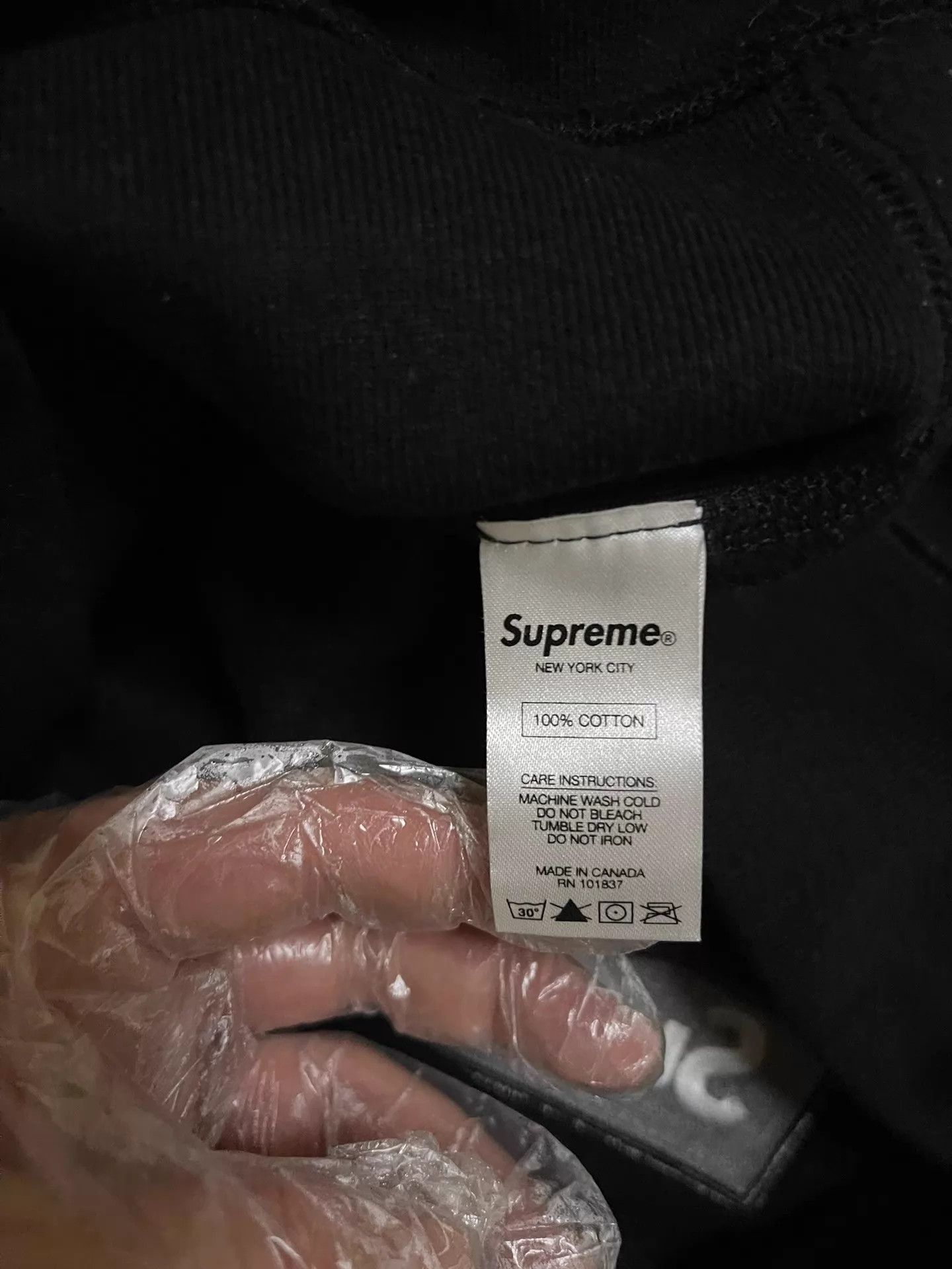 Supreme Supreme FW18 Box Logo Crewneck Black/Black XL NWT Size US XL / EU 56 / 4 - 7 Thumbnail