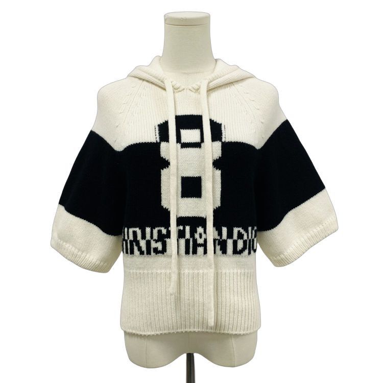 Dior Dior Colorblock Hooded Knit Sweater Size 36 Size XS / US 0-2 / IT 36-38 - 1 Thumbnail