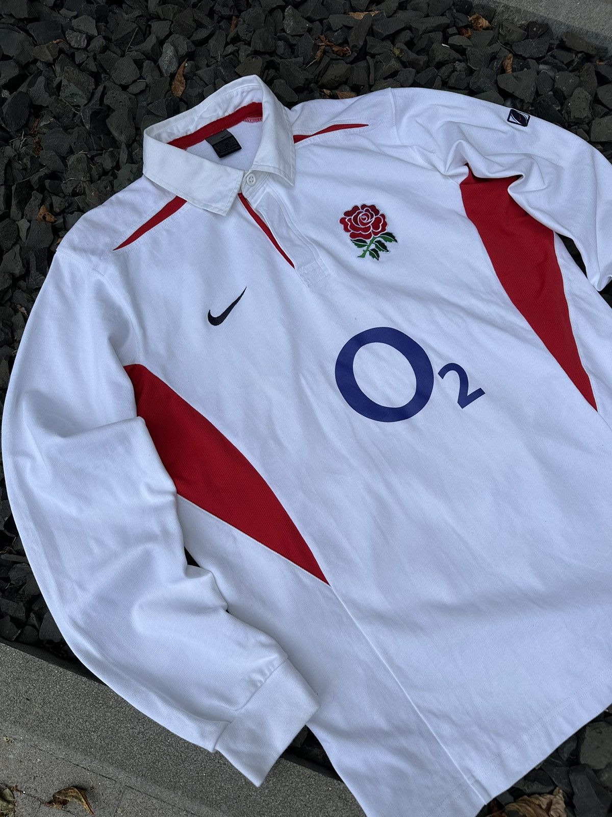 Nike × Vintage Nike Vintage England Rugby League Jersey 02 Longsleeve Y2K Size US XL / EU 56 / 4 - 2 Thumbnail