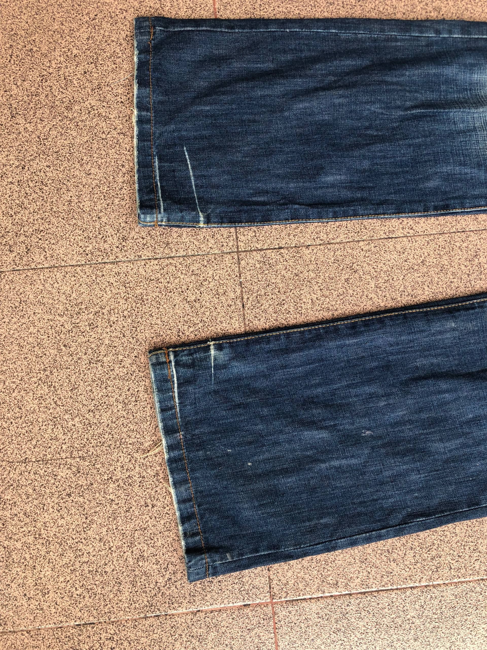If Six Was Nine 2000s Baggy Fading Jeans Vkei style Y2k Japanese Size US 34 / EU 50 - 9 Thumbnail
