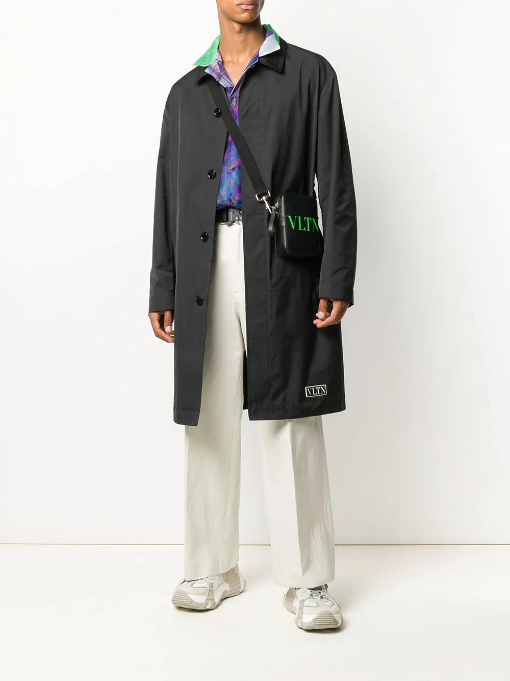 Valentino o1y0525 Full Length Jacket in Black Size US M / EU 48-50 / 2 - 5 Thumbnail
