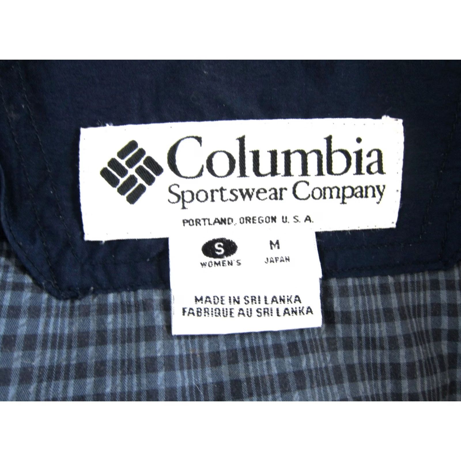 Vintage VTG Columbia Nylon Blend Blue Checkered Plaid Cinch Waist Windbreaker Jacket S Womens Jacket Size S / US 4 / IT 40 - 4 Thumbnail