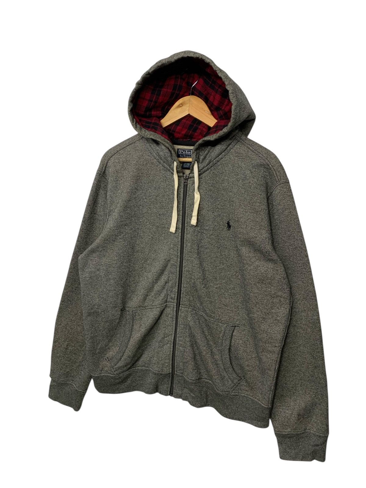 Polo Ralph Lauren Vintage 90's Polo Ralph Lauren Small Pony Hoodie Zipper Down Size US L / EU 52-54 / 3 - 2 Thumbnail