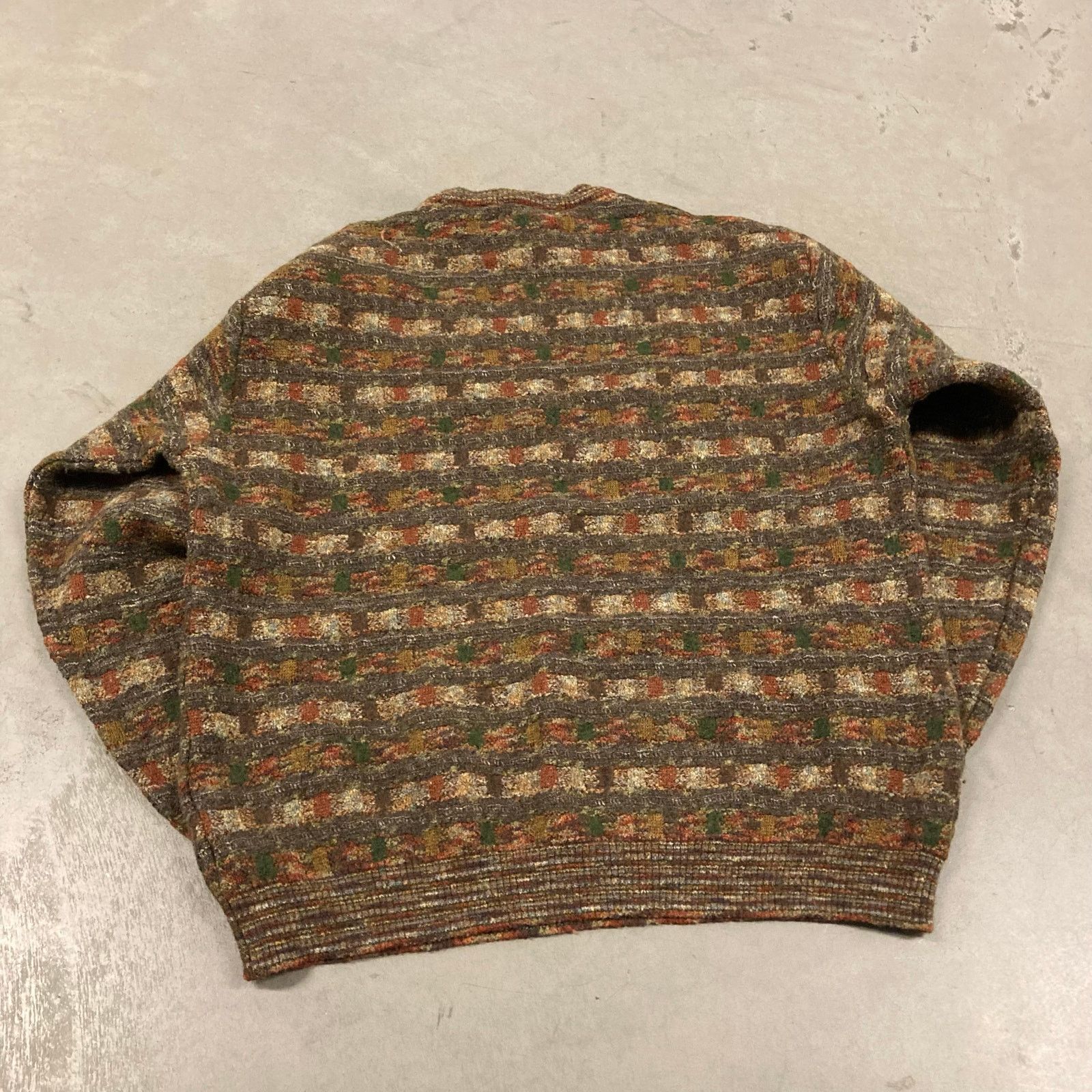 Vintage vintage y2k patterned sweater Size US M / EU 48-50 / 2 - 2 Thumbnail