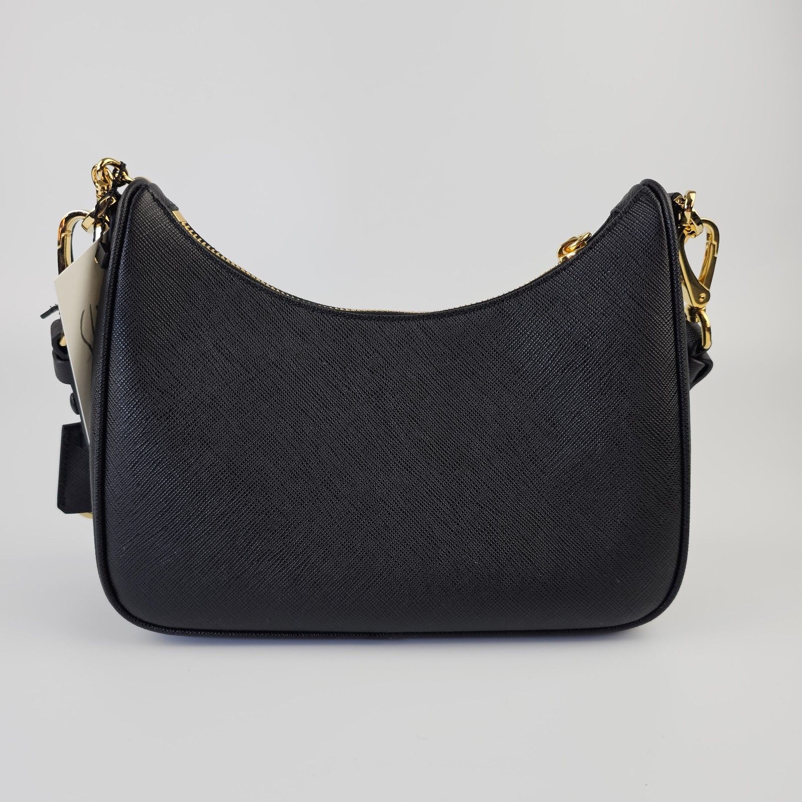 Prada PRADA Re-Edition Black Saffiano Mini Handbag New Size ONE SIZE - 6 Thumbnail