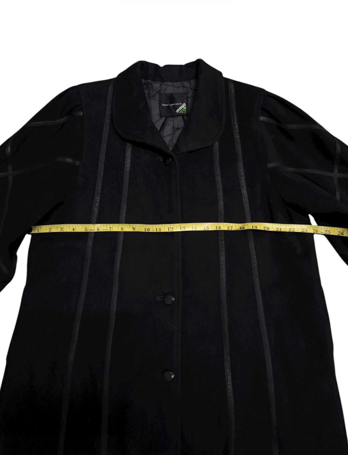 Japanese Brand Mayu Ladies Long Jacket Size L / US 10 / IT 46 - 5 Thumbnail