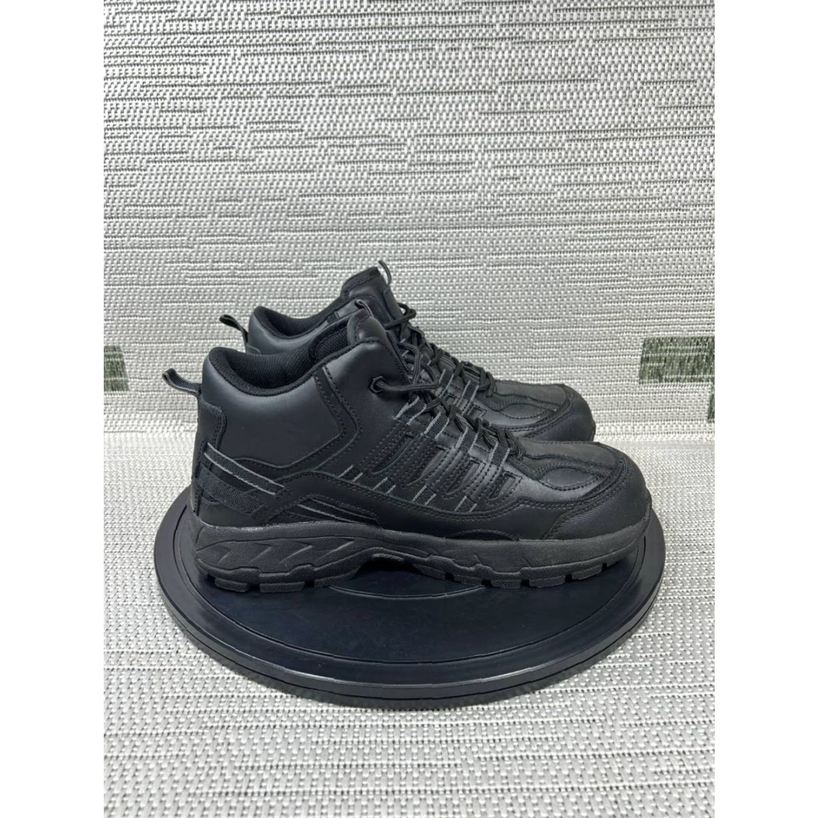 Vintage SR Max Boone Composite Toe Boot Mens Size 12 M Black Leather Slip Resistant Work Shoes Size US 12 / EU 45 - 3 Thumbnail
