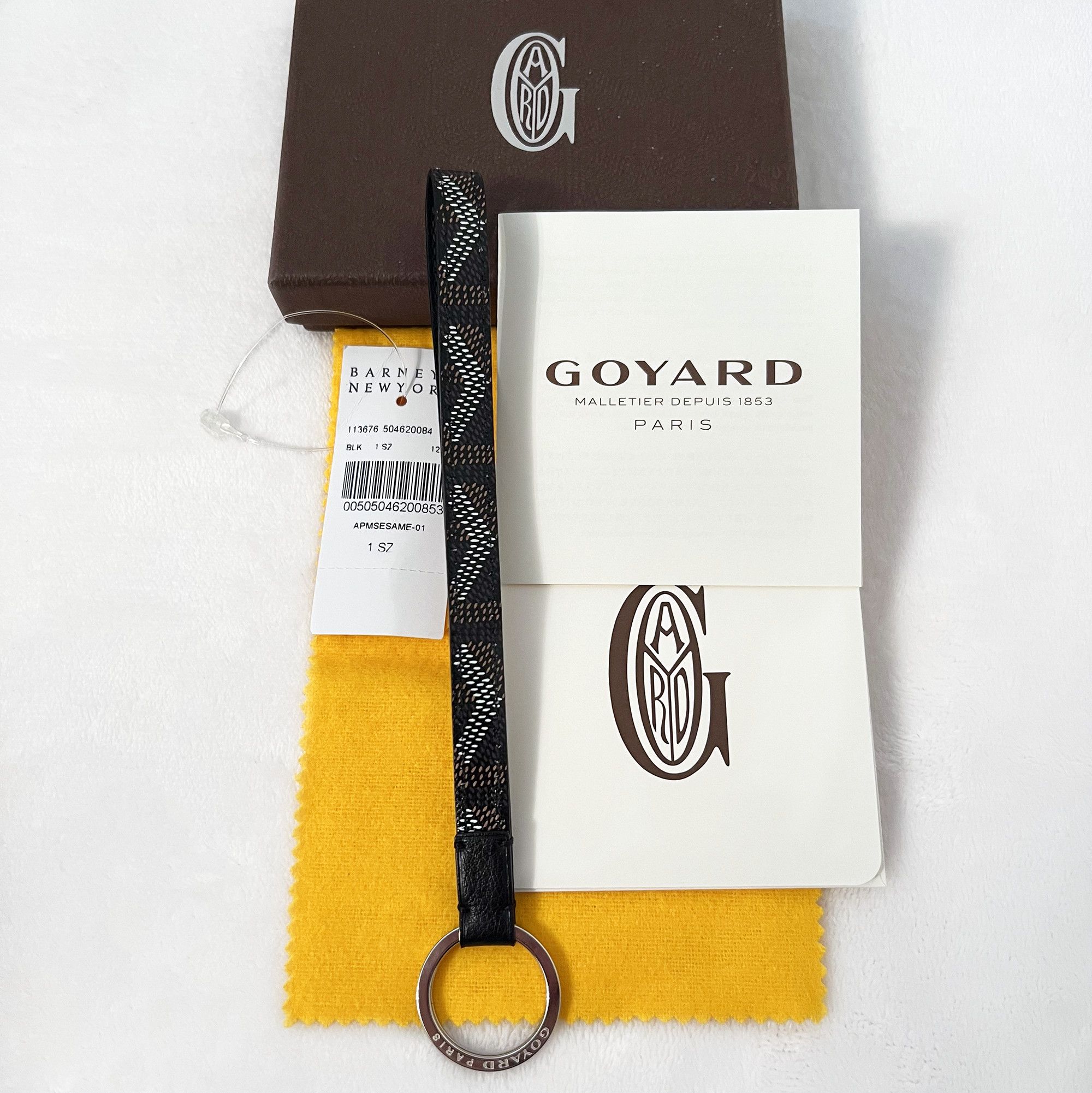 Goyard Goyard Sesame Keychain Key Holder Bag Charm Black Ring Grailed