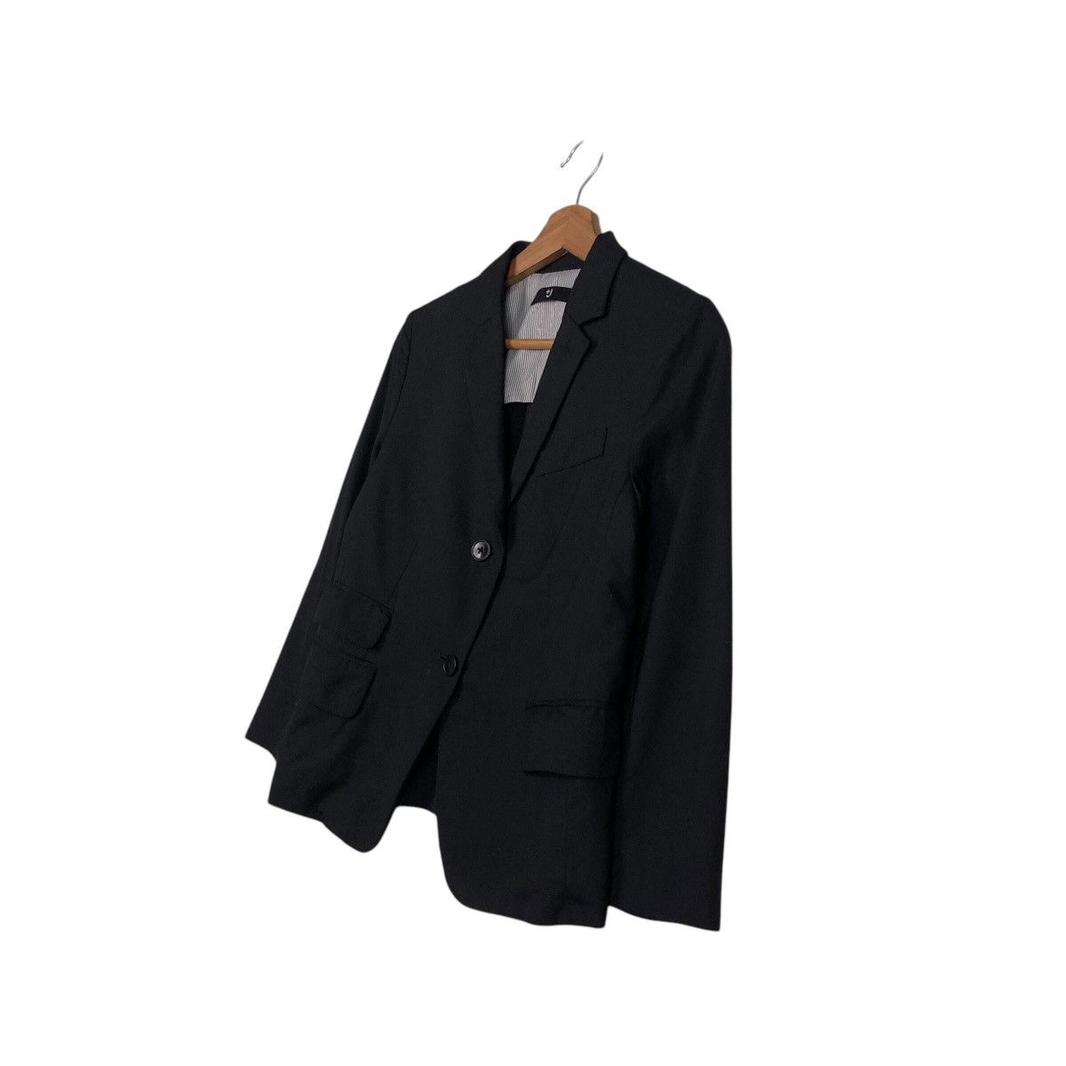 Jil Sander 📌Rich Black Vintage Chore Worker Jacket J+ Jill Sander Size US S / EU 44-46 / 1 - 3 Thumbnail