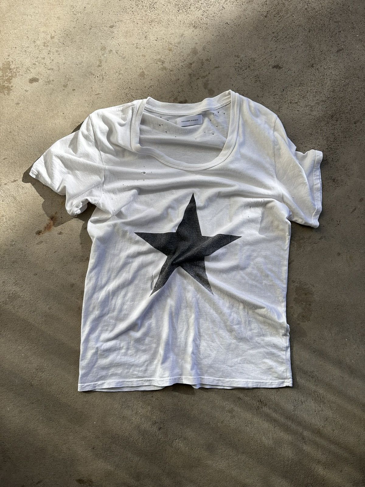 ALEXANDER DIGENOVA Alexander Digenova Star T-shirt vintage white Size US M / EU 48-50 / 2 - 1 Thumbnail