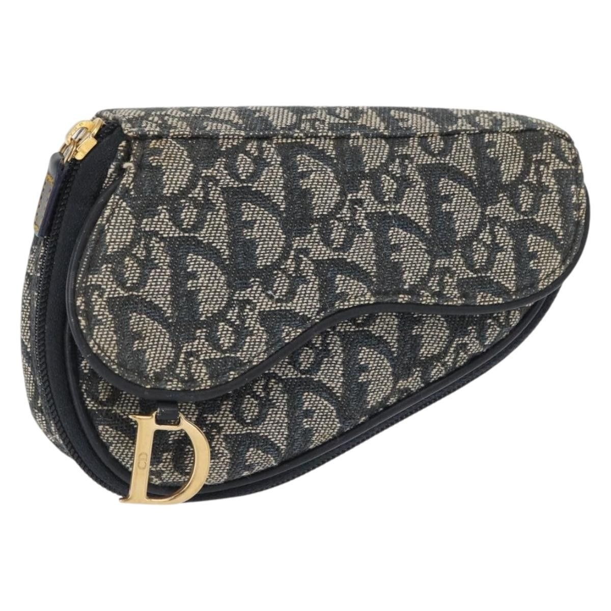 Dior Christian Dior Saddle Zip Pouch Diorissimo Canvas Size ONE SIZE - 1 Thumbnail