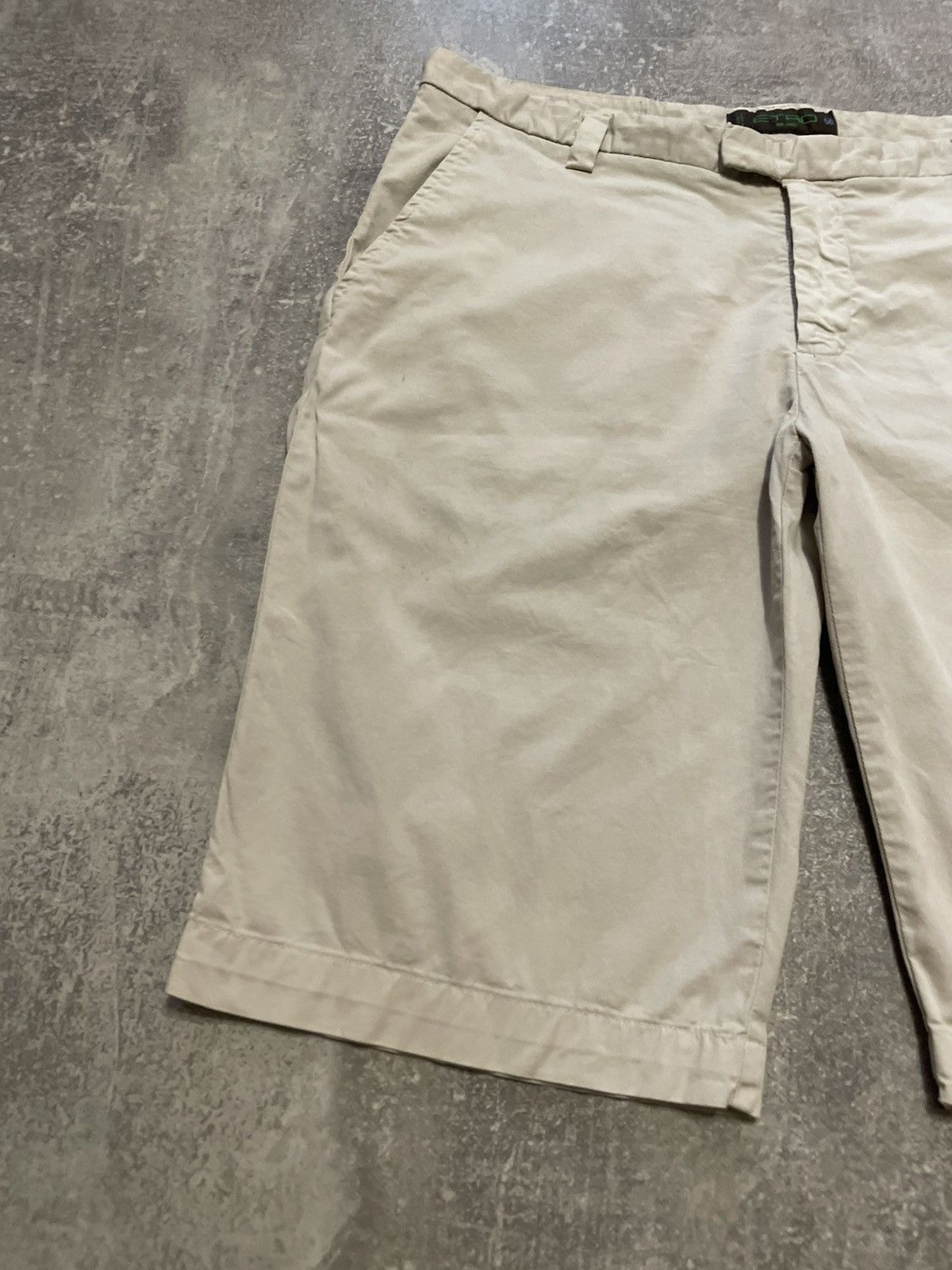 Etro × Vintage Vintage Etro Baige Cotton Shorts Size US 32 / EU 48 - 3 Thumbnail