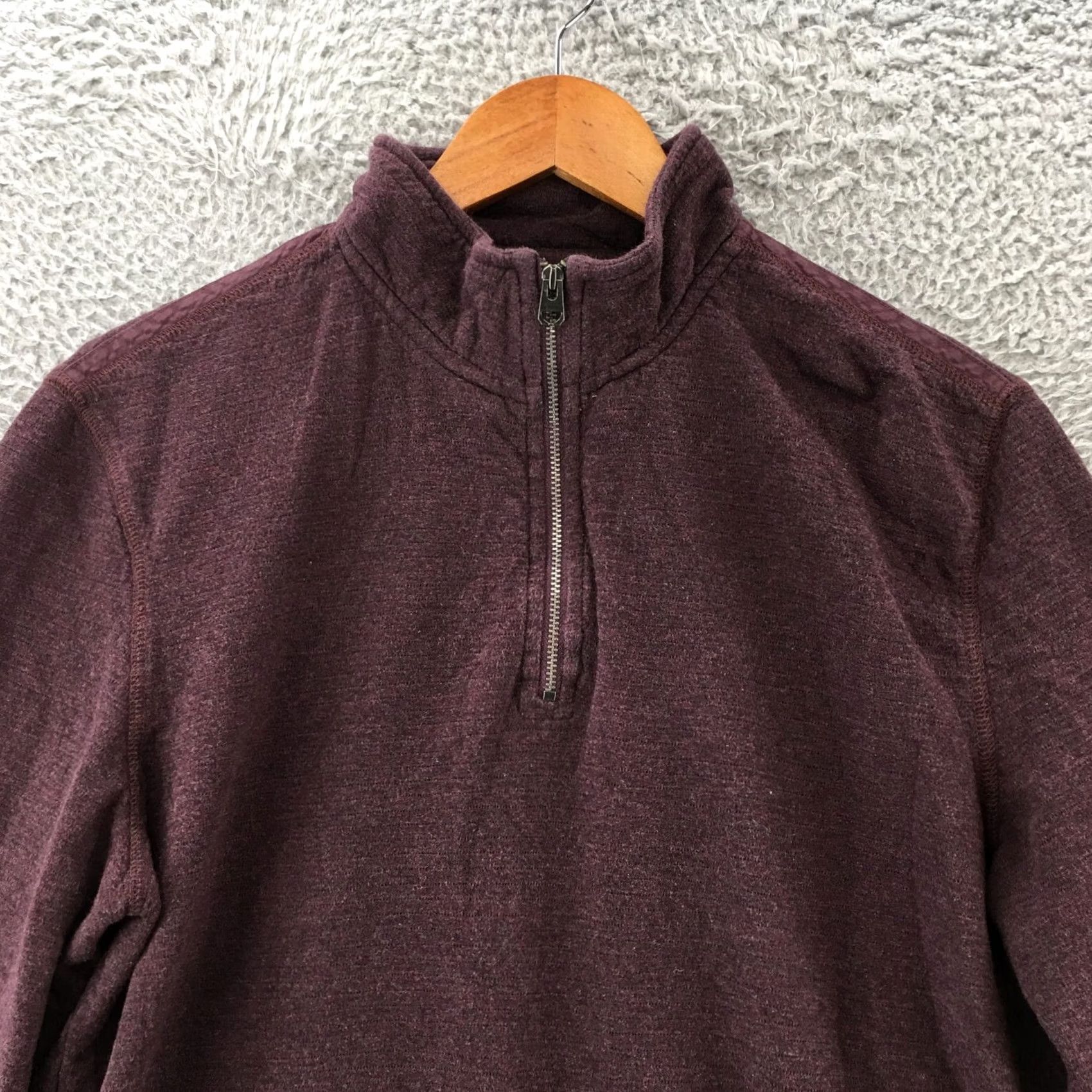 Calvin Klein Calvin Klein Jeans Quarter Zip Sweater Womens Medium Purple Long Sleeve Pullover Size M / US 6-8 / IT 42-44 - 2 Thumbnail