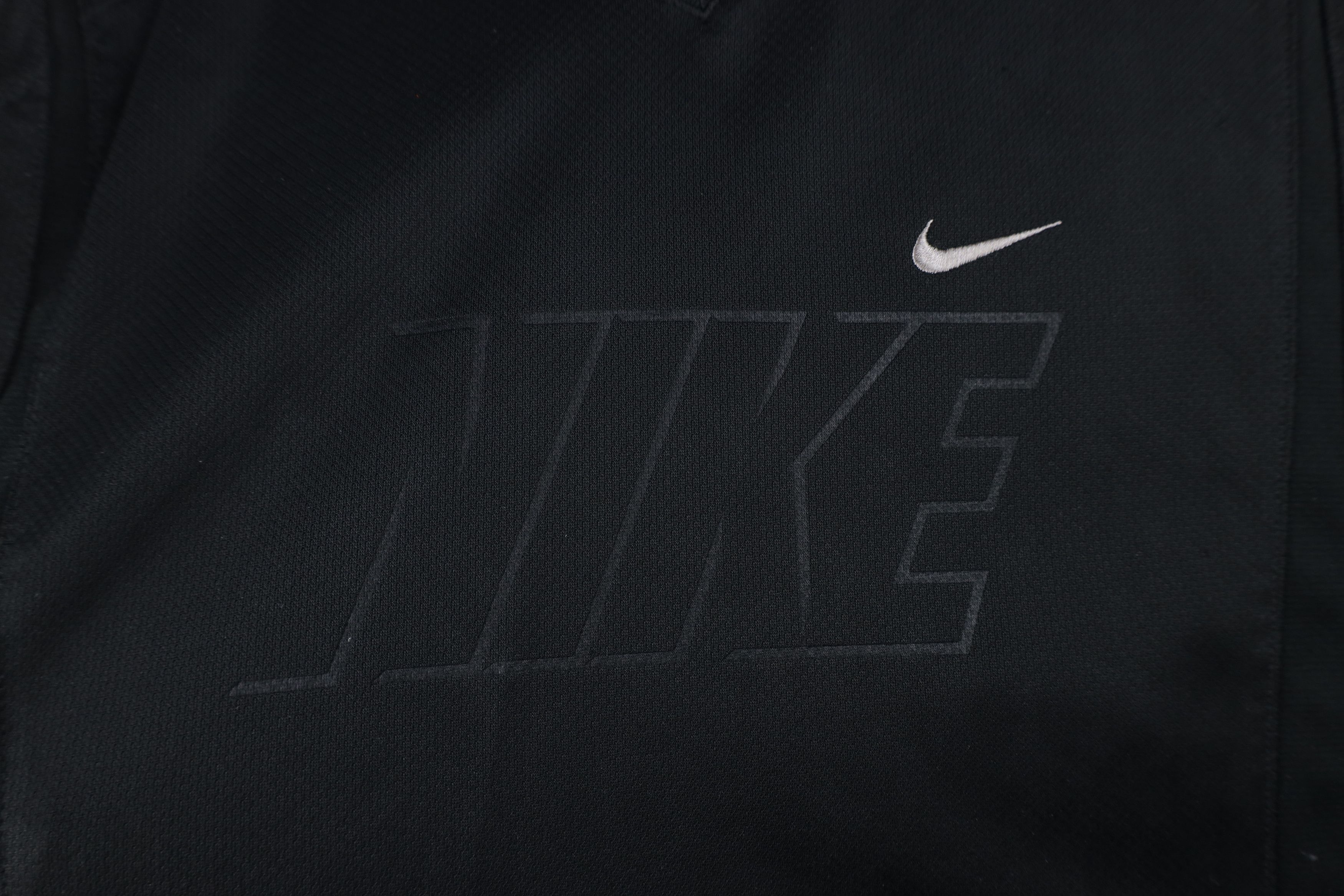 Nike Vintage 90s Y2K Nike Mini Swoosh Shadow Block Letter T-Shirt Size US M / EU 48-50 / 2 - 4 Thumbnail
