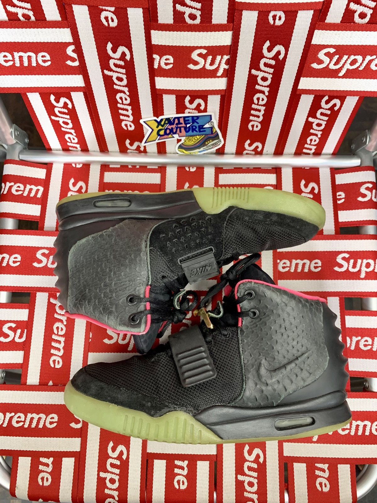 Nike × Yeezy Nike x Yeezy 2 Solar Red Size 10 Used Only Shoes Size US 10 / EU 43 - 1 Thumbnail