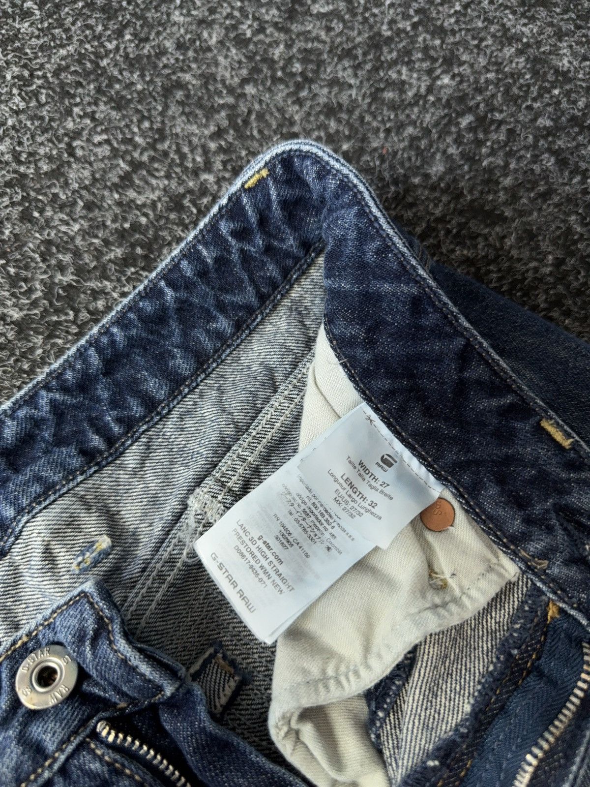 G-Star Vintage Retro Y2K 00s G-Star RAW Denim pants Jeans Size 27" / US 4 / IT 40 - 8 Thumbnail