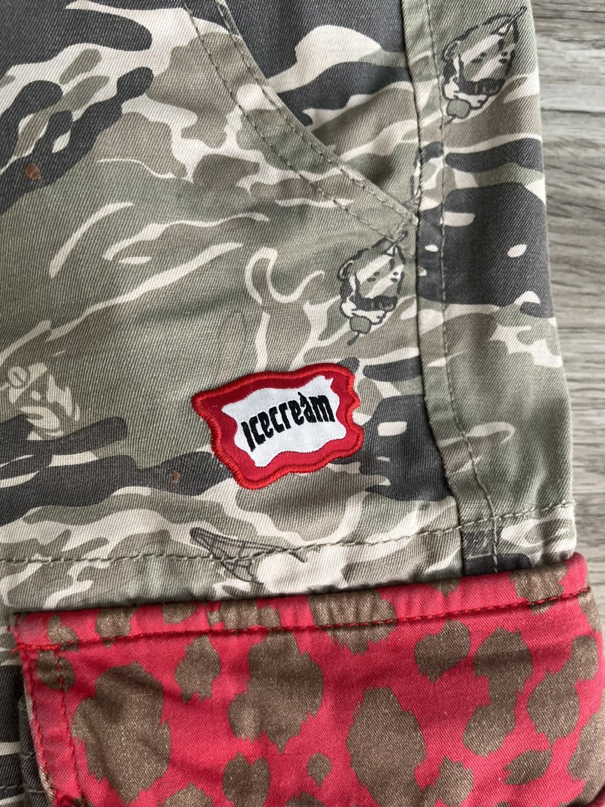 Icecream Ice Cream Camo Cargo Pant Size US 34 / EU 50 - 2 Thumbnail