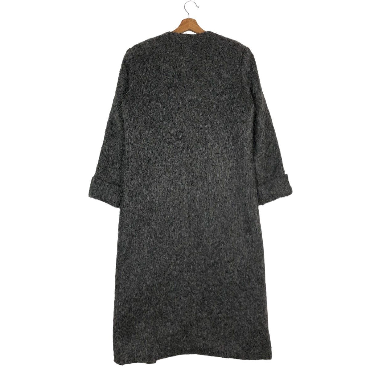 Japanese Brand 🔥Rich Grey - Mohair Wool Long Jacket Kaneko Isao Japan Size US M / EU 48-50 / 2 - 8 Thumbnail