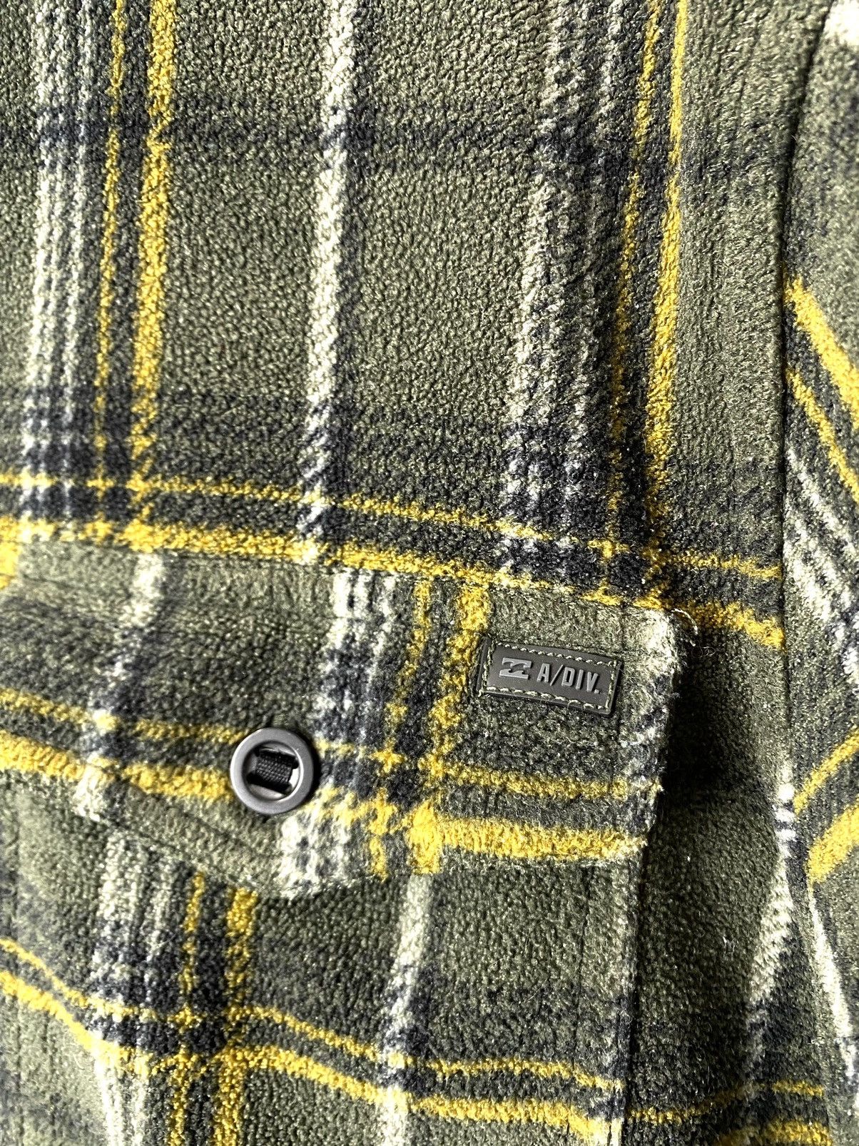Quiksilver Vintage 00s Billabong Surf Fleece Flannel Shirt Stussy Size US M / EU 48-50 / 2 - 5 Thumbnail