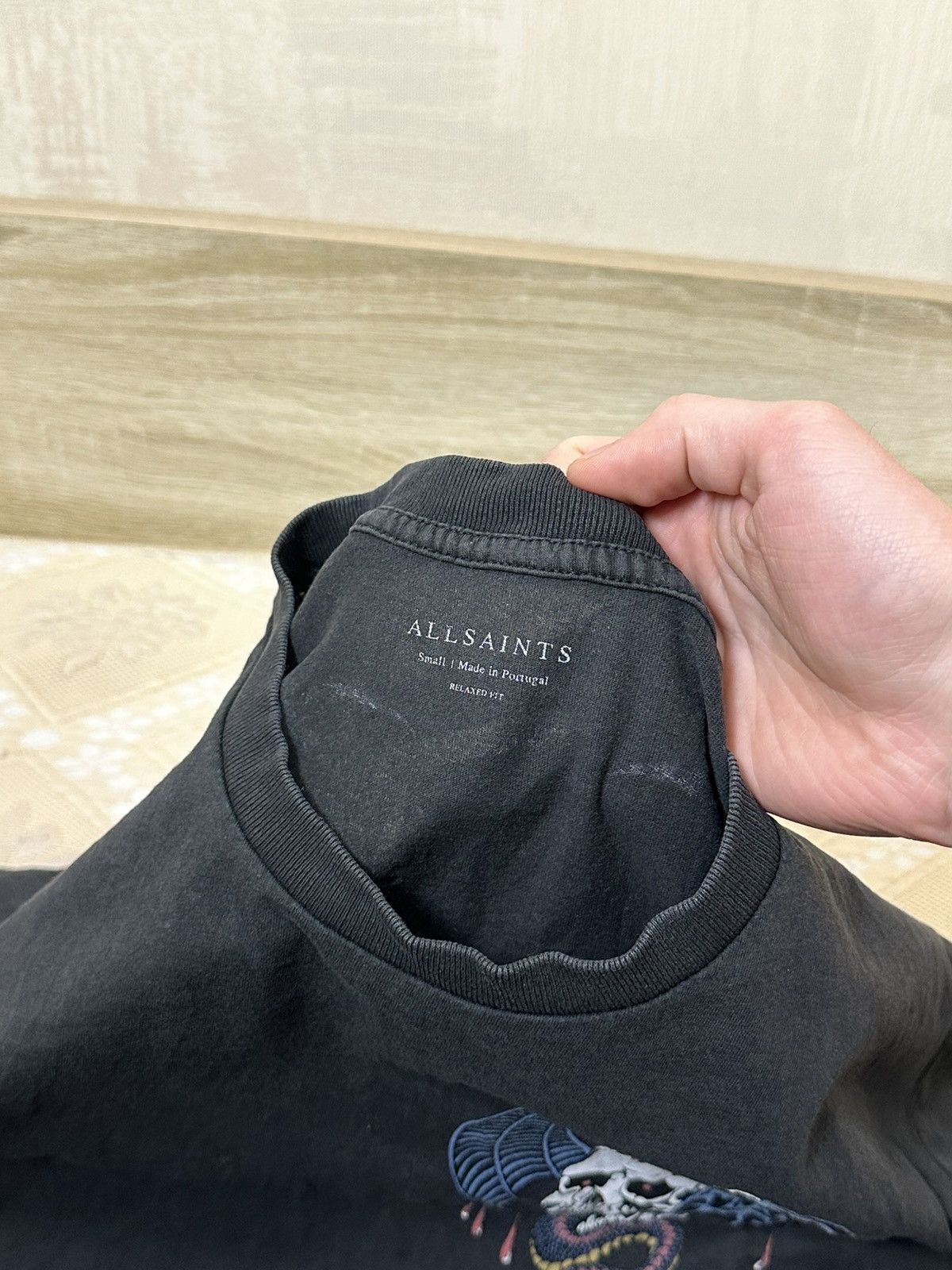 Allsaints 🔥 Allsaints Bat Skull Snake Logo Y2K Art T Shirt Affliction Size US S / EU 44-46 / 1 - 7 Thumbnail