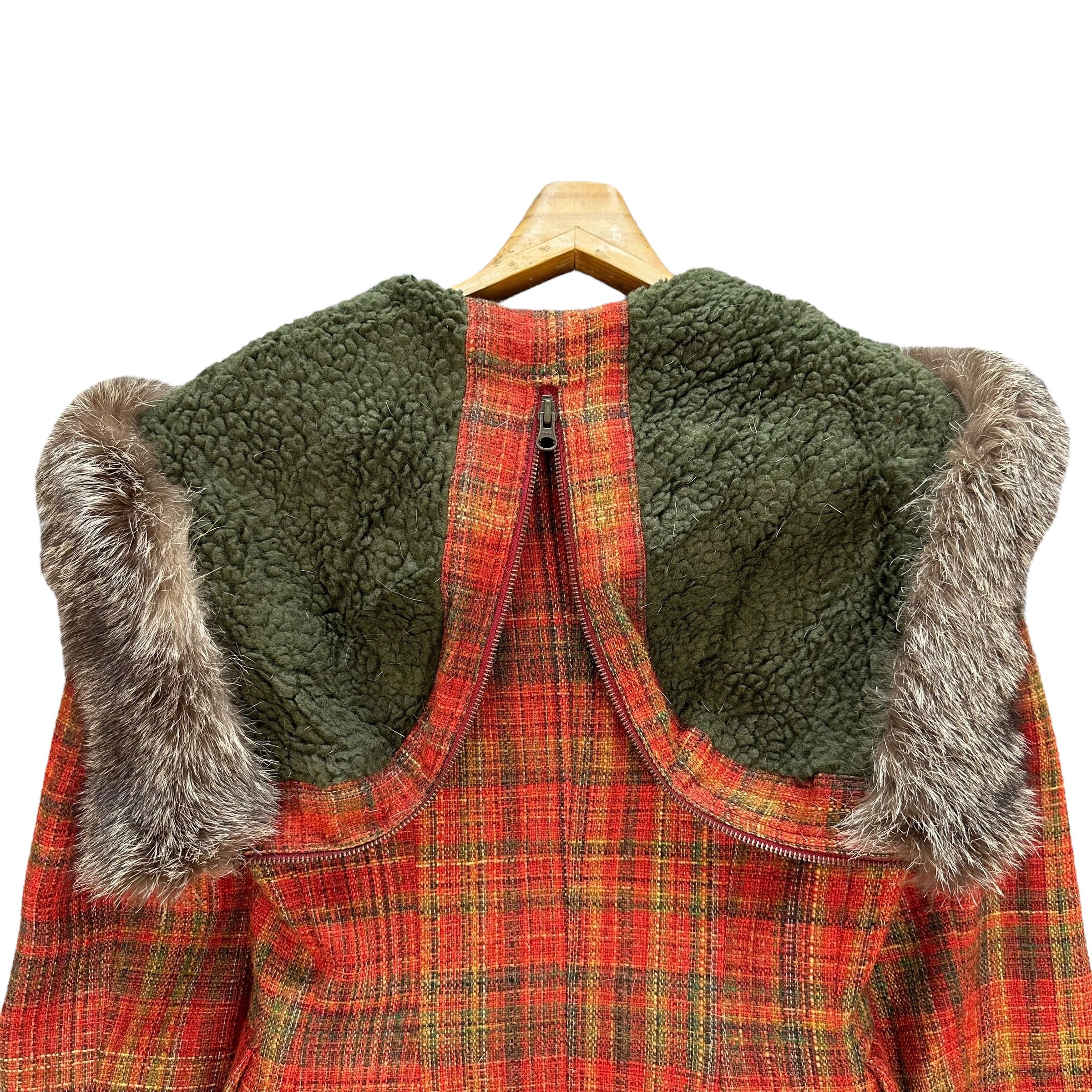Hysteric Glamour Hysterics Tartan Double Breasted Hooded Jacket #A15-0378 Size S / US 4 / IT 40 - 13 Thumbnail