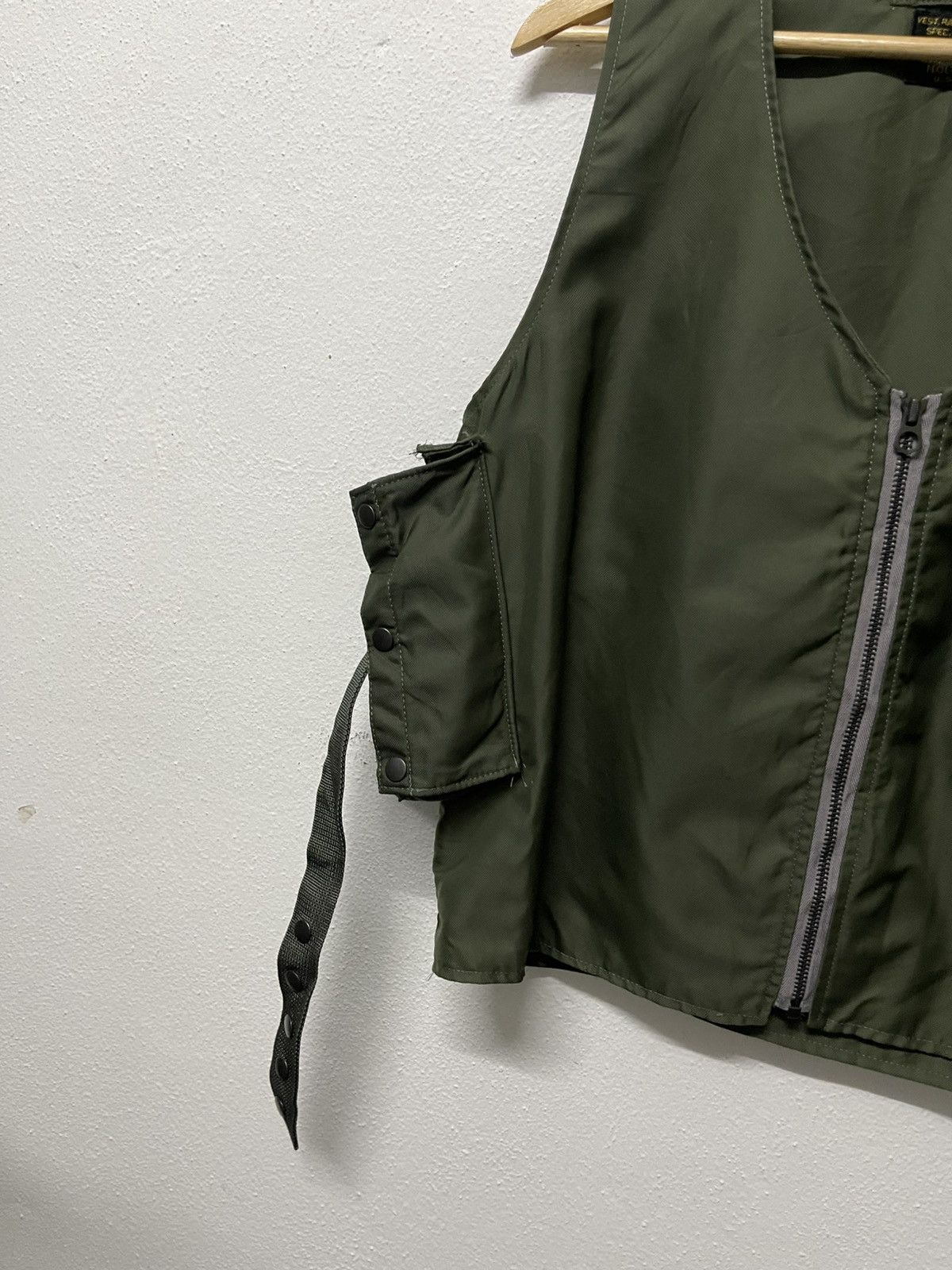 Other 80s HOUSTON INC VEST RADIO CARRIER ARMY RARE Size US M / EU 48-50 / 2 - 4 Thumbnail