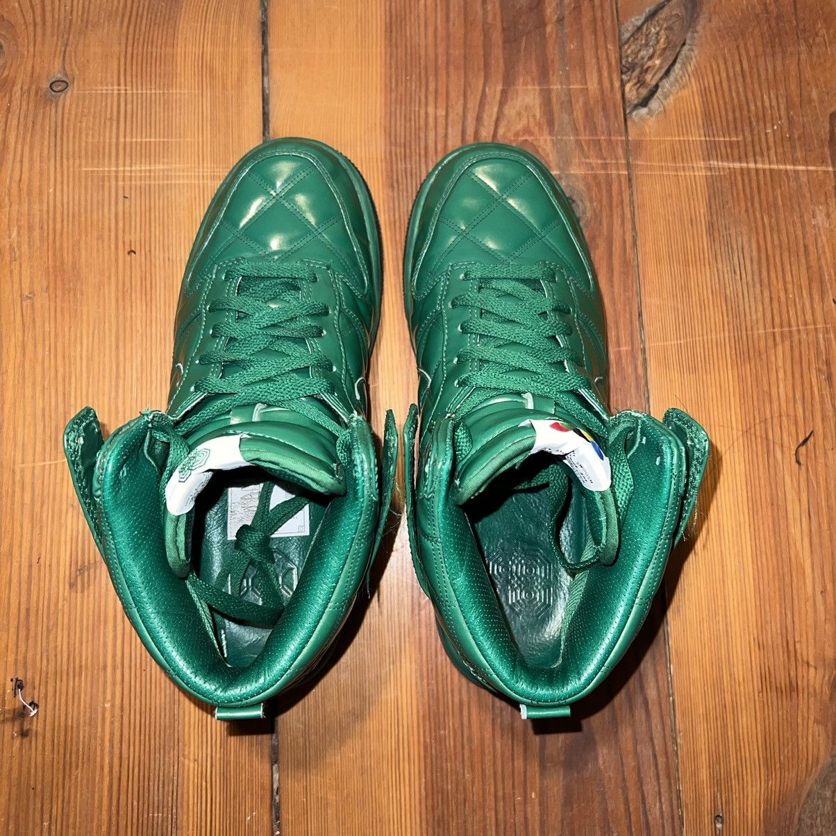 Nike × Supreme Supreme x Nike Dunk Hi Quilted “Green” Olympic Pack Size US 8 / EU 41 - 15 Thumbnail