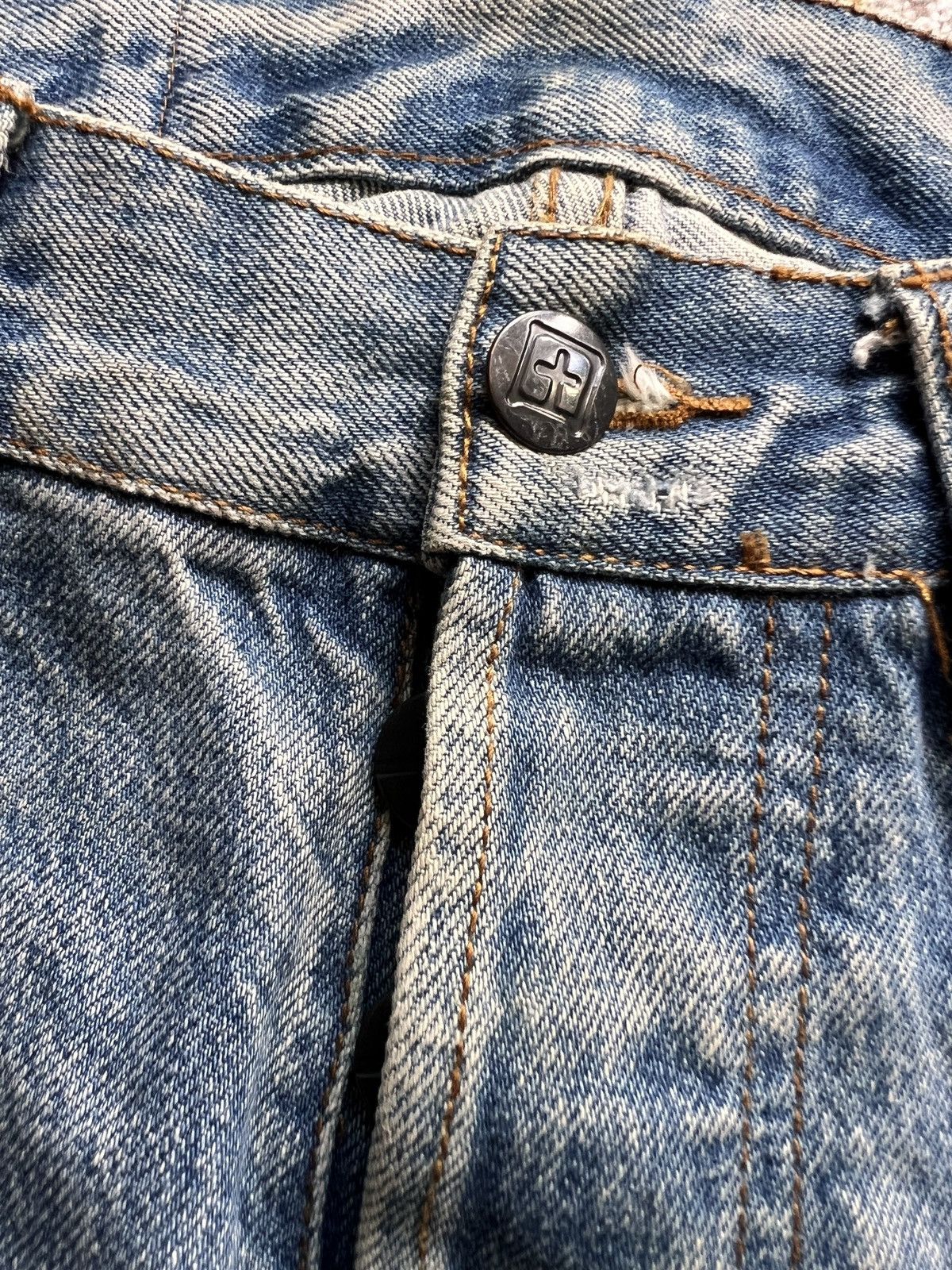 Ksubi × Le Grande Bleu (L.G.B.) Ksubi Geegee Slummin Slim Distressed Jeans Size US 34 / EU 50 - 6 Thumbnail