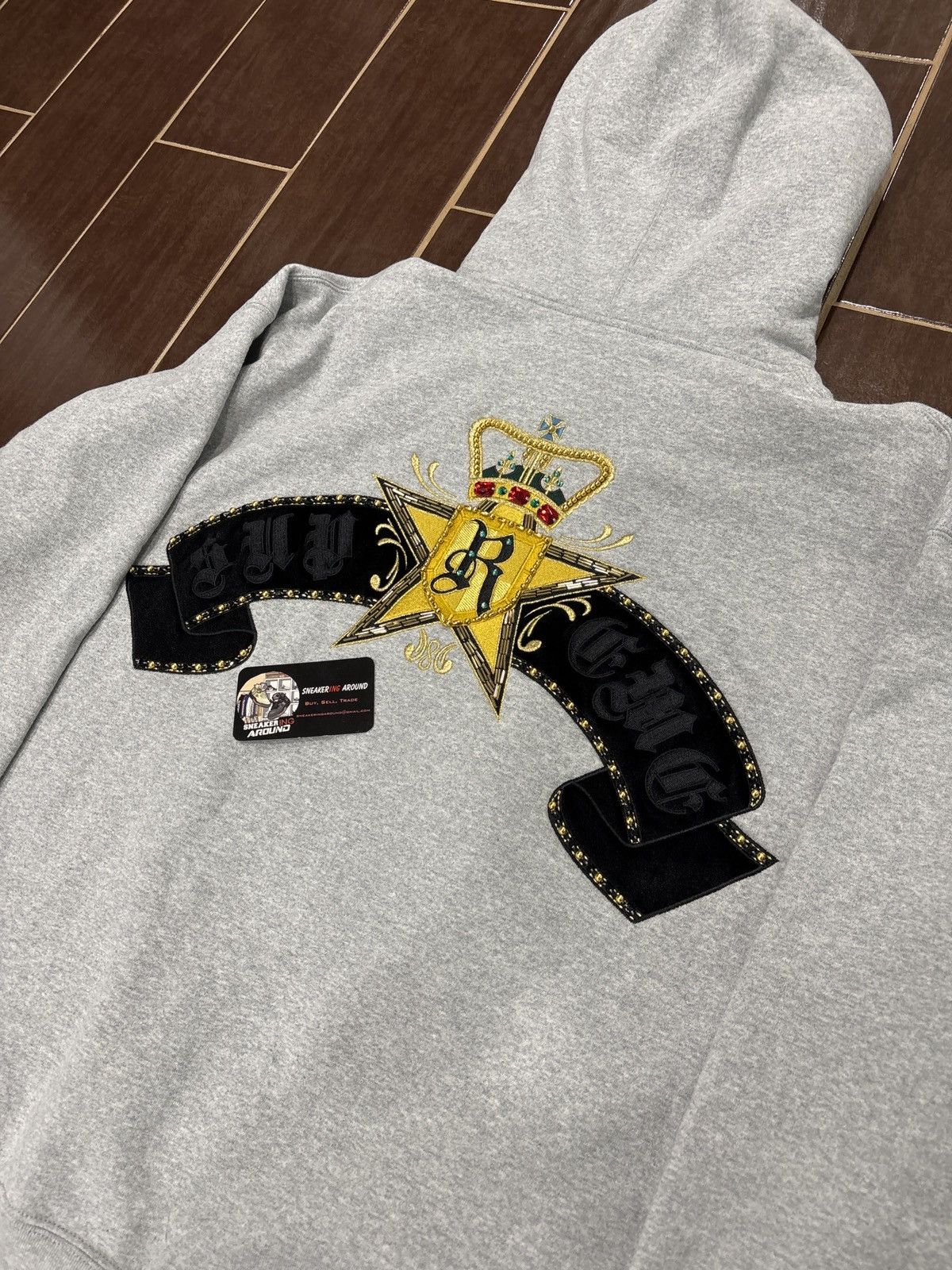 Supreme BRAND NEW Supreme Crest Zip Up Hoodie Size XL Size US XL / EU 56 / 4 - 2 Thumbnail