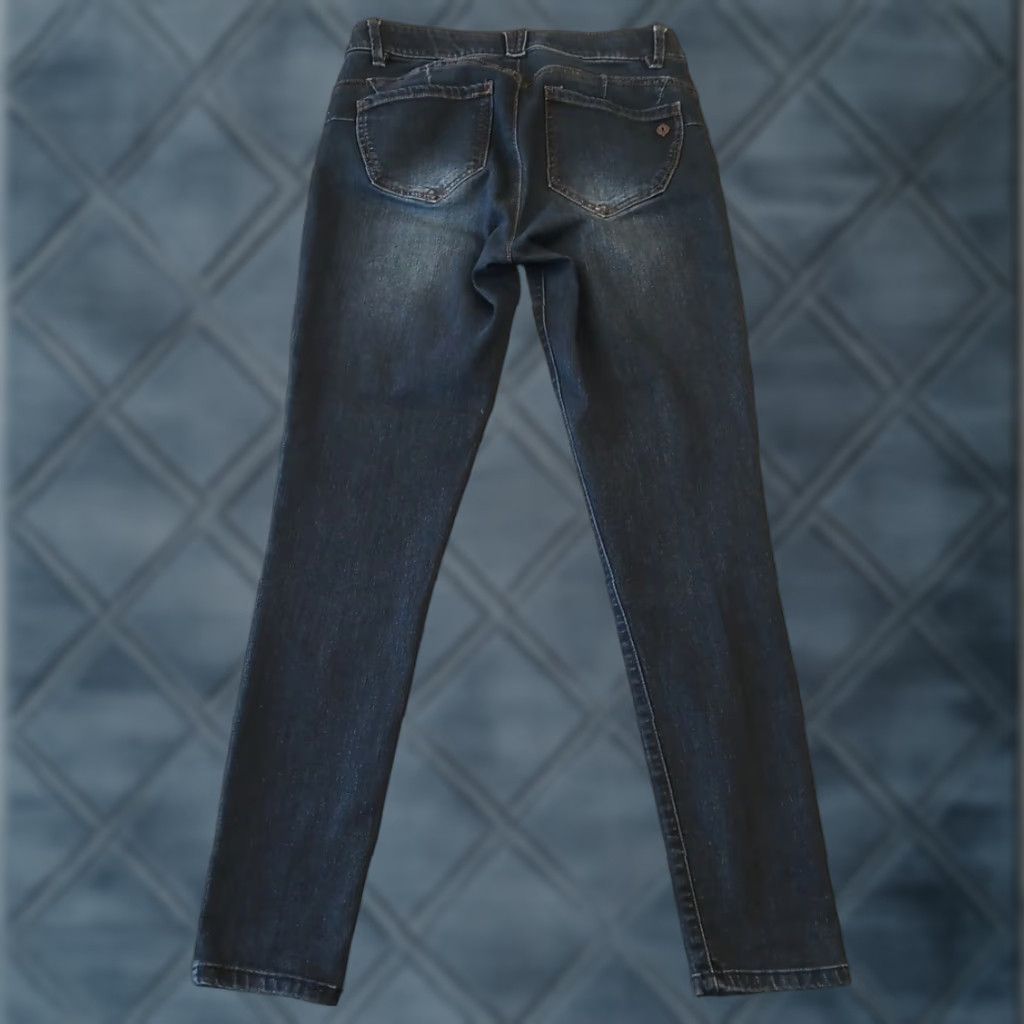 Vintage Democracy Absolution Skinny Jeans Womens Size 6 Blue Dark Wash Stretch 28x29 Jeans Womens Denim 5-Pocket Distressed-free Size 28" / US 6 / IT 42 - 1 Thumbnail