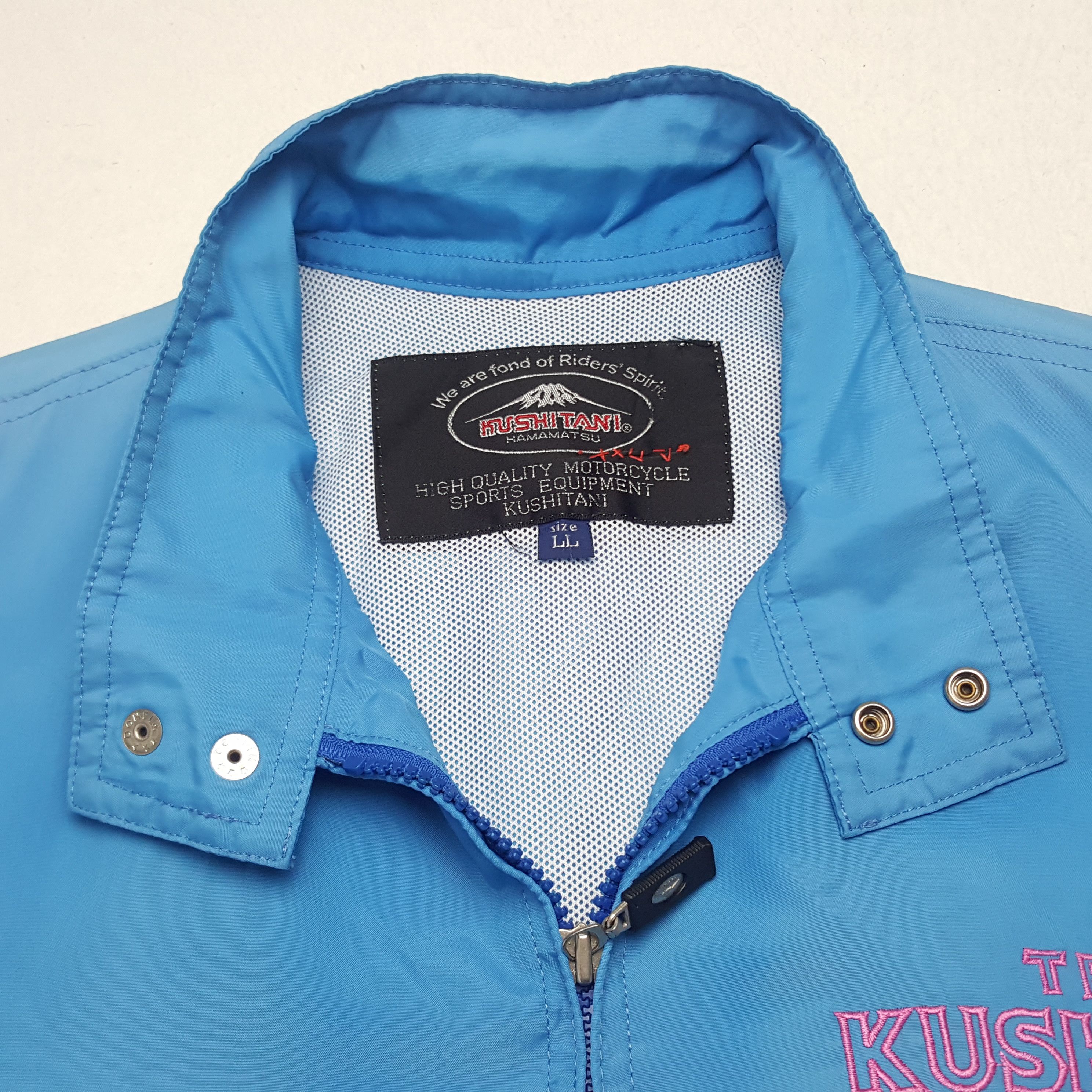 Vintage Vintage Kushitani Kawasaki USA Windbreaker Jacket Size US L / EU 52-54 / 3 - 5 Thumbnail